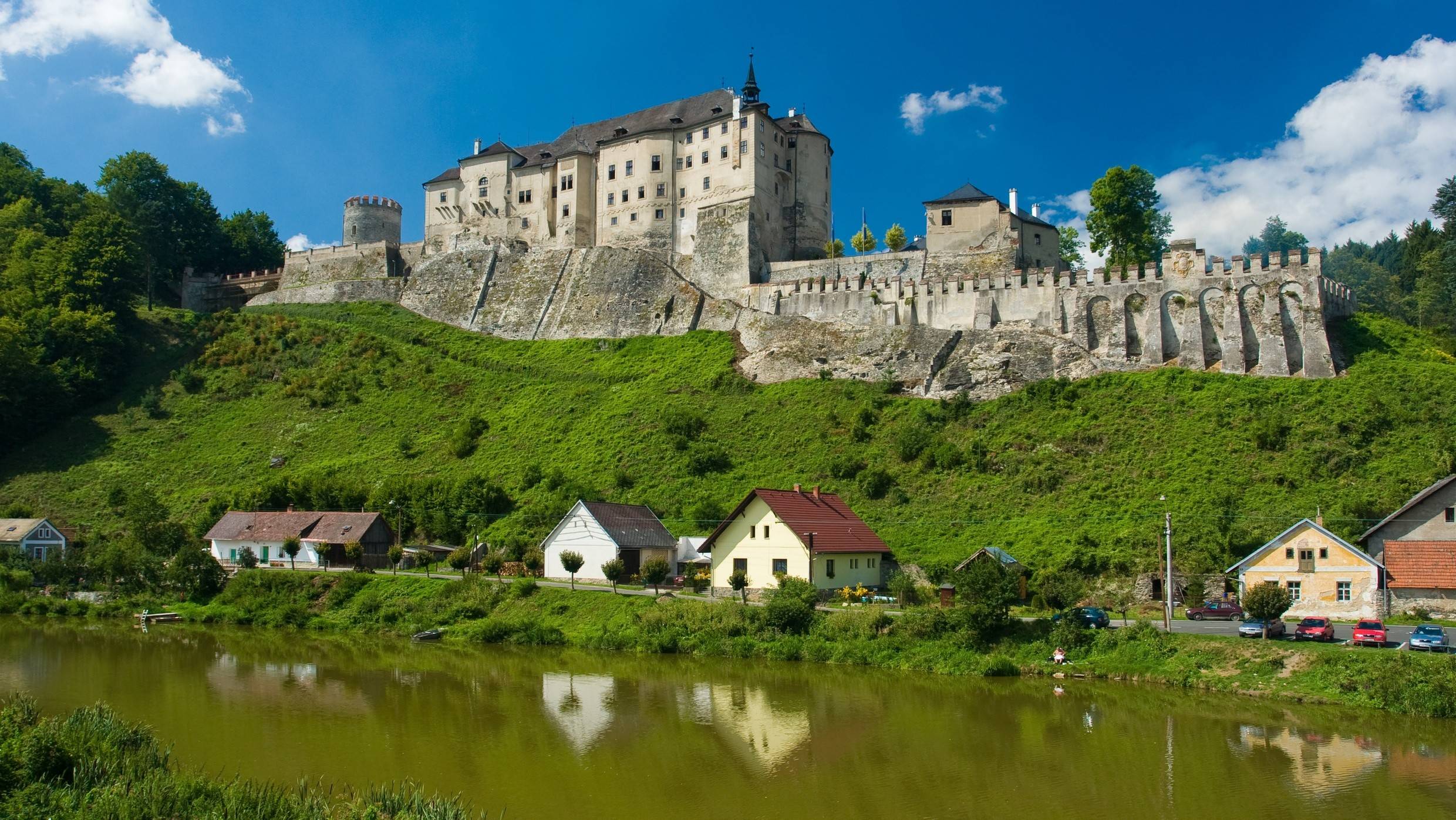 Descarga gratuita de fondo de pantalla para móvil de Castillo De Šternberk, Hecho Por El Hombre, Castillos.