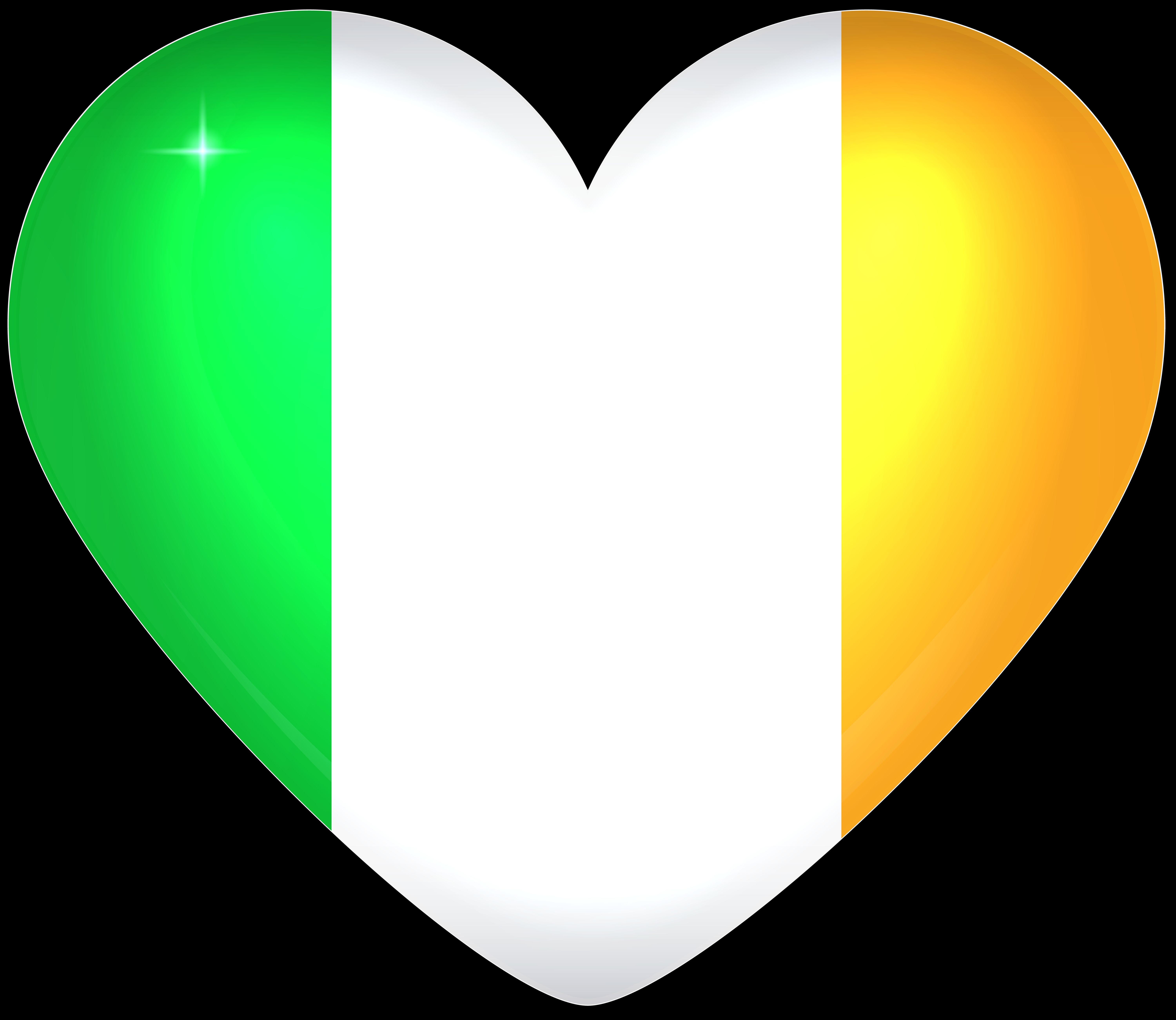 467958画像をダウンロードその他, アイルランドの国旗, 国旗, 心臓, フラグ-壁紙とスクリーンセーバーを無料で