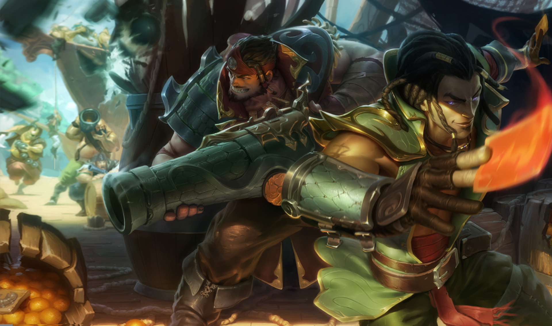 Free download wallpaper League Of Legends, Video Game, Graves (League Of Legends), Twisted Fate (League Of Legends) on your PC desktop