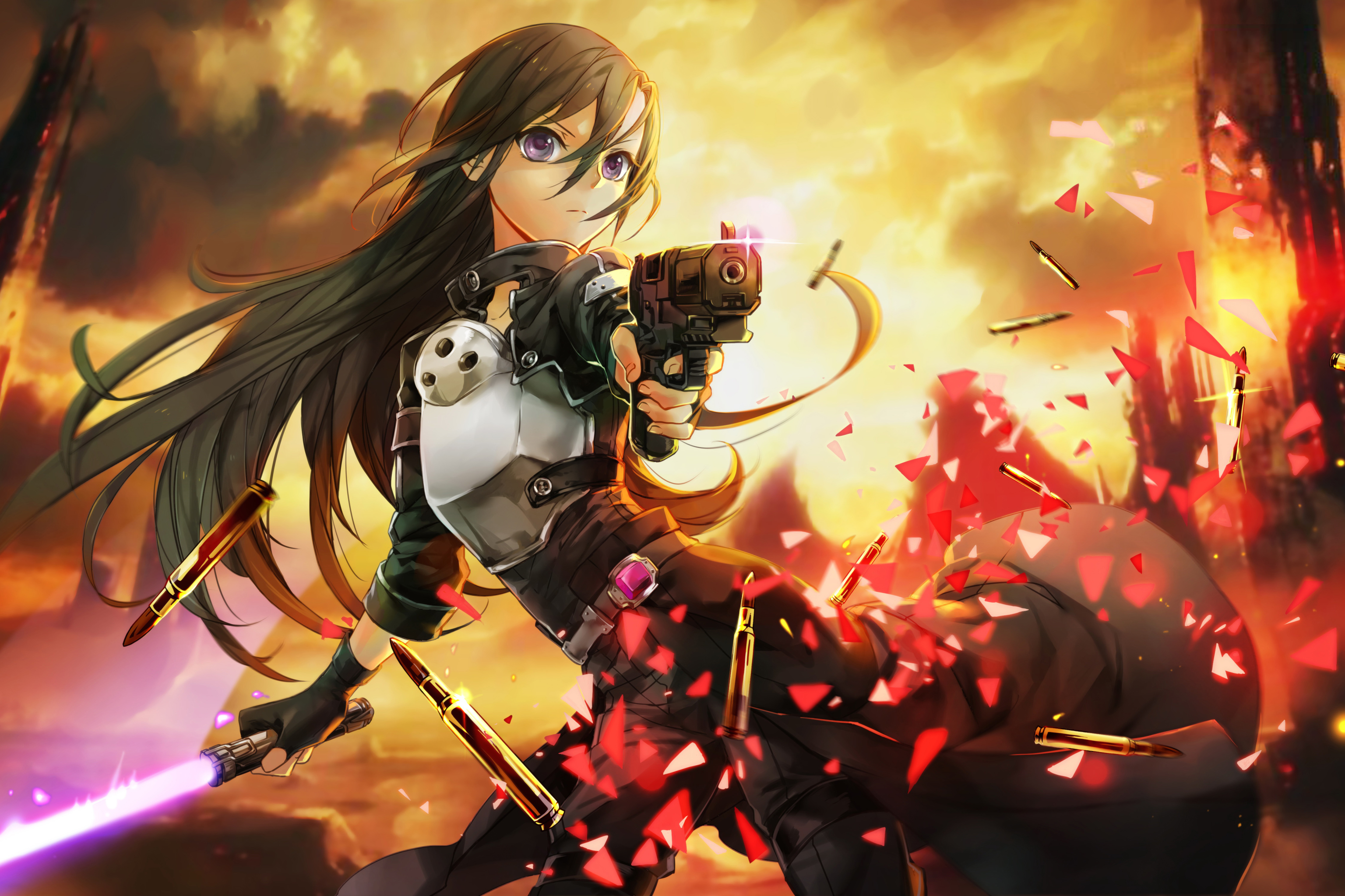 Descarga gratuita de fondo de pantalla para móvil de Sword Art Online, Animado, Kirito (Arte De Espada En Línea), Espada Arte En Línea Ii.