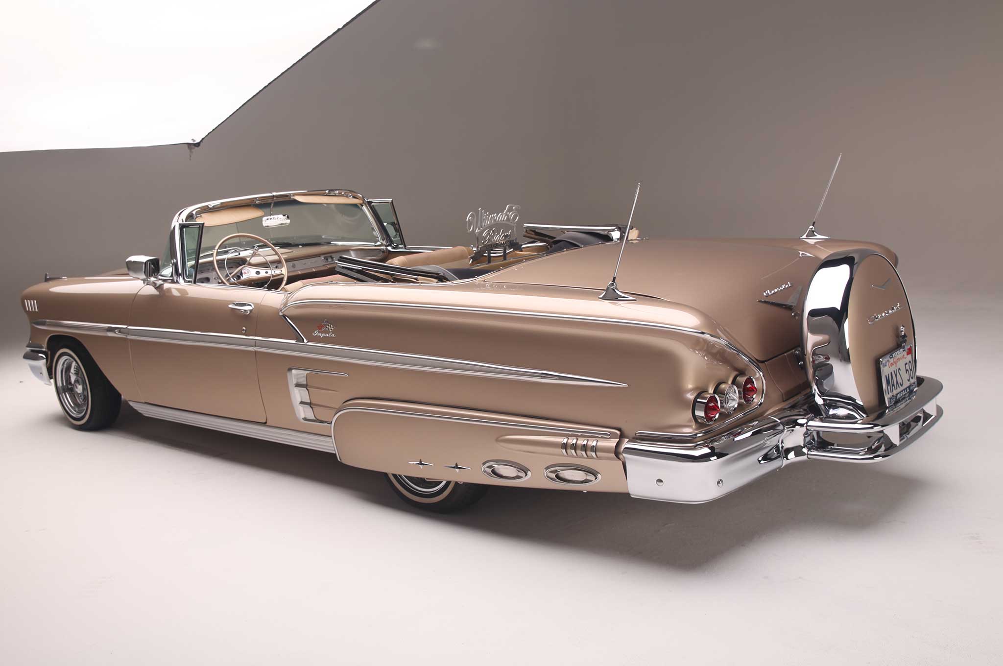 392729 descargar fondo de pantalla vehículos, chevrolet impala, 1958 chevrolet impala, lowrider, coche musculoso, chevrolet: protectores de pantalla e imágenes gratis