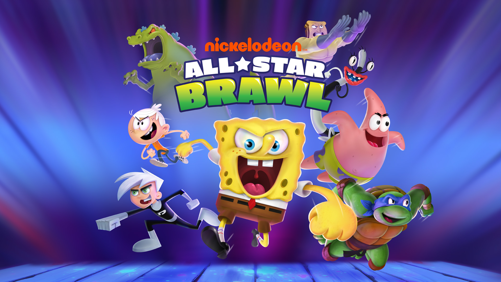 Laden Sie Nickelodeon All Star Brawl HD-Desktop-Hintergründe herunter