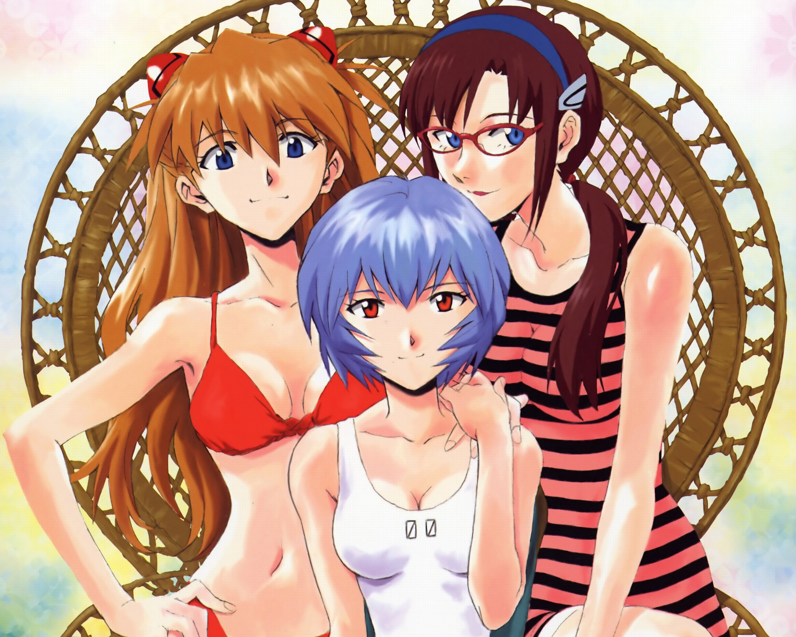 Descarga gratuita de fondo de pantalla para móvil de Evangelion, Animado, Evangelion 2 0 You Can (Not) Advance, Asuka Langley Sohryu, Rei Ayanami.