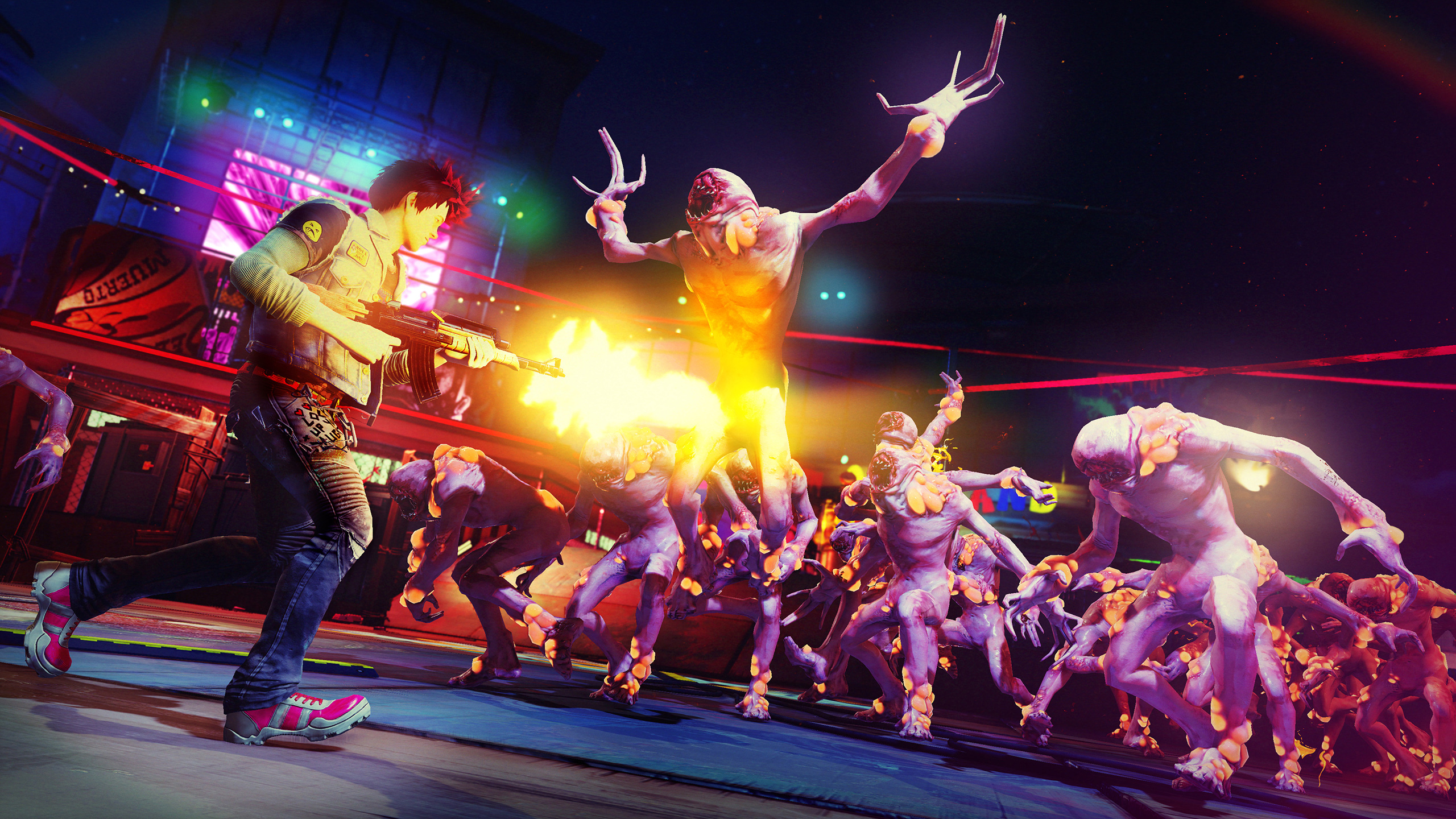 video game, sunset overdrive