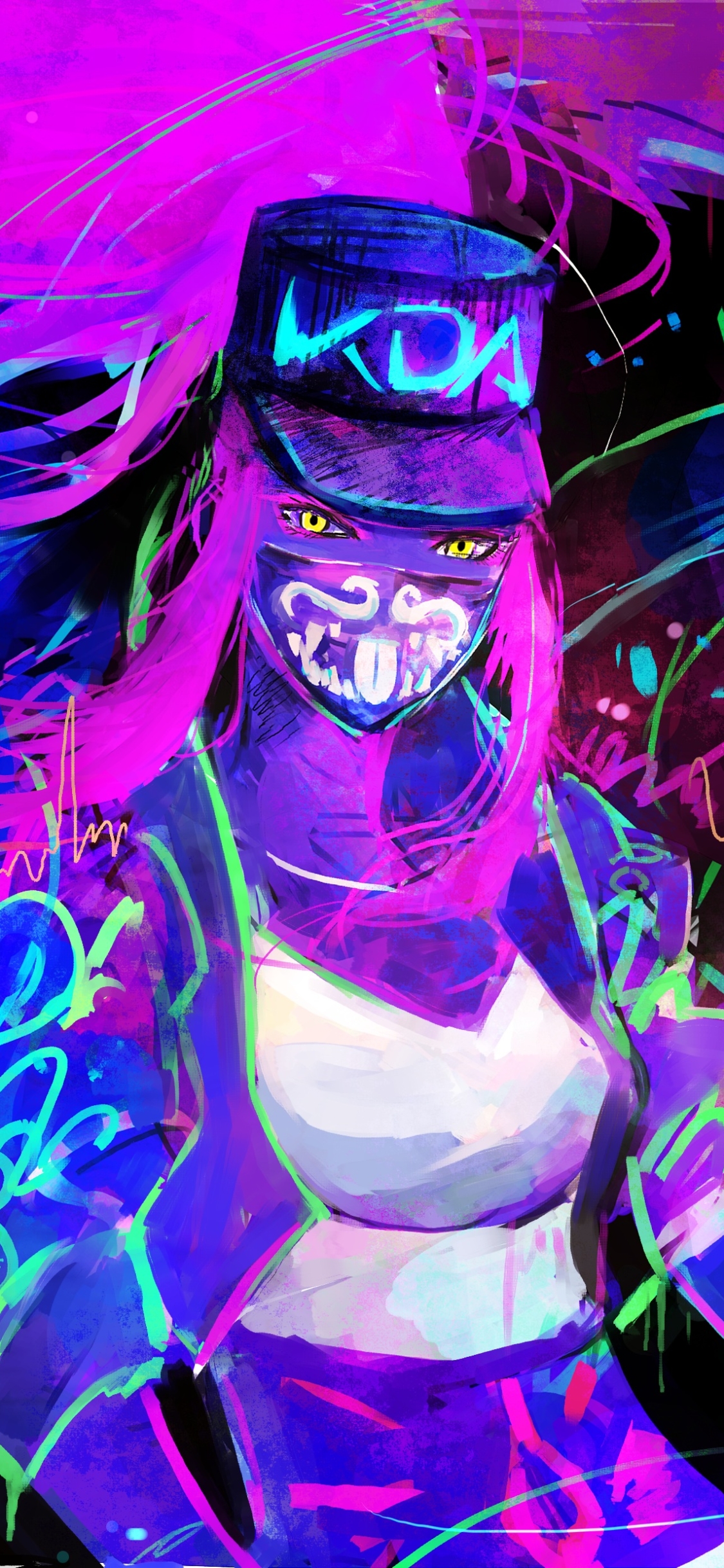 Download mobile wallpaper League Of Legends, Cap, Video Game, Akali (League Of Legends) for free.