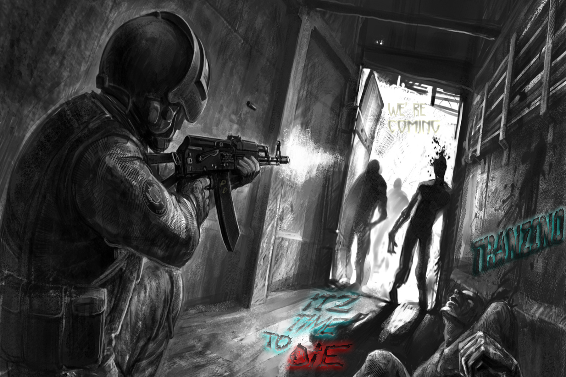 Free download wallpaper Dark, Zombie on your PC desktop