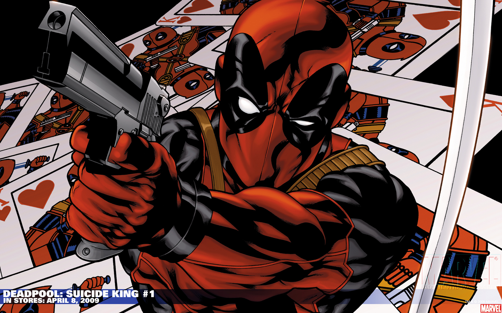 Handy-Wallpaper Deadpool, Comics kostenlos herunterladen.