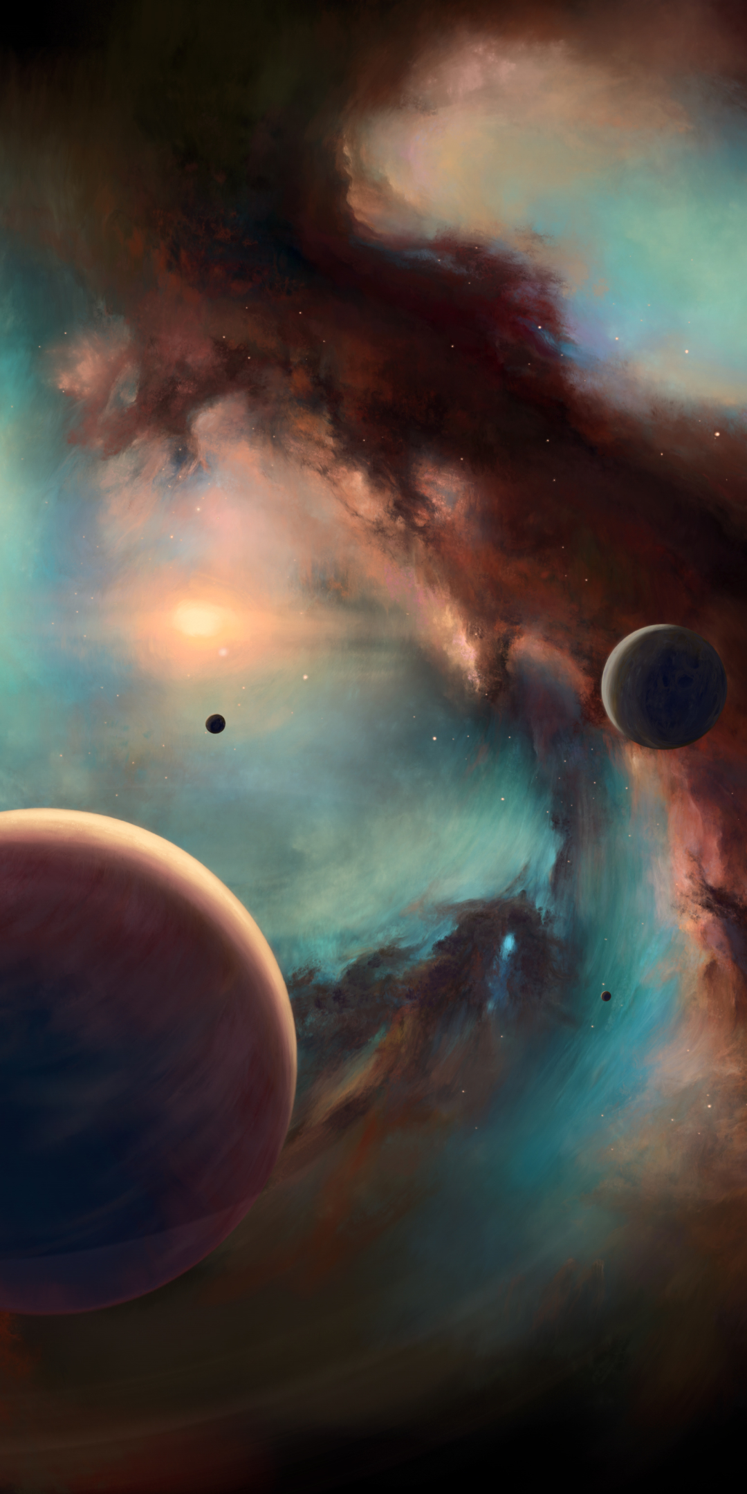 Download mobile wallpaper Planets, Nebula, Space, Planet, Sci Fi for free.