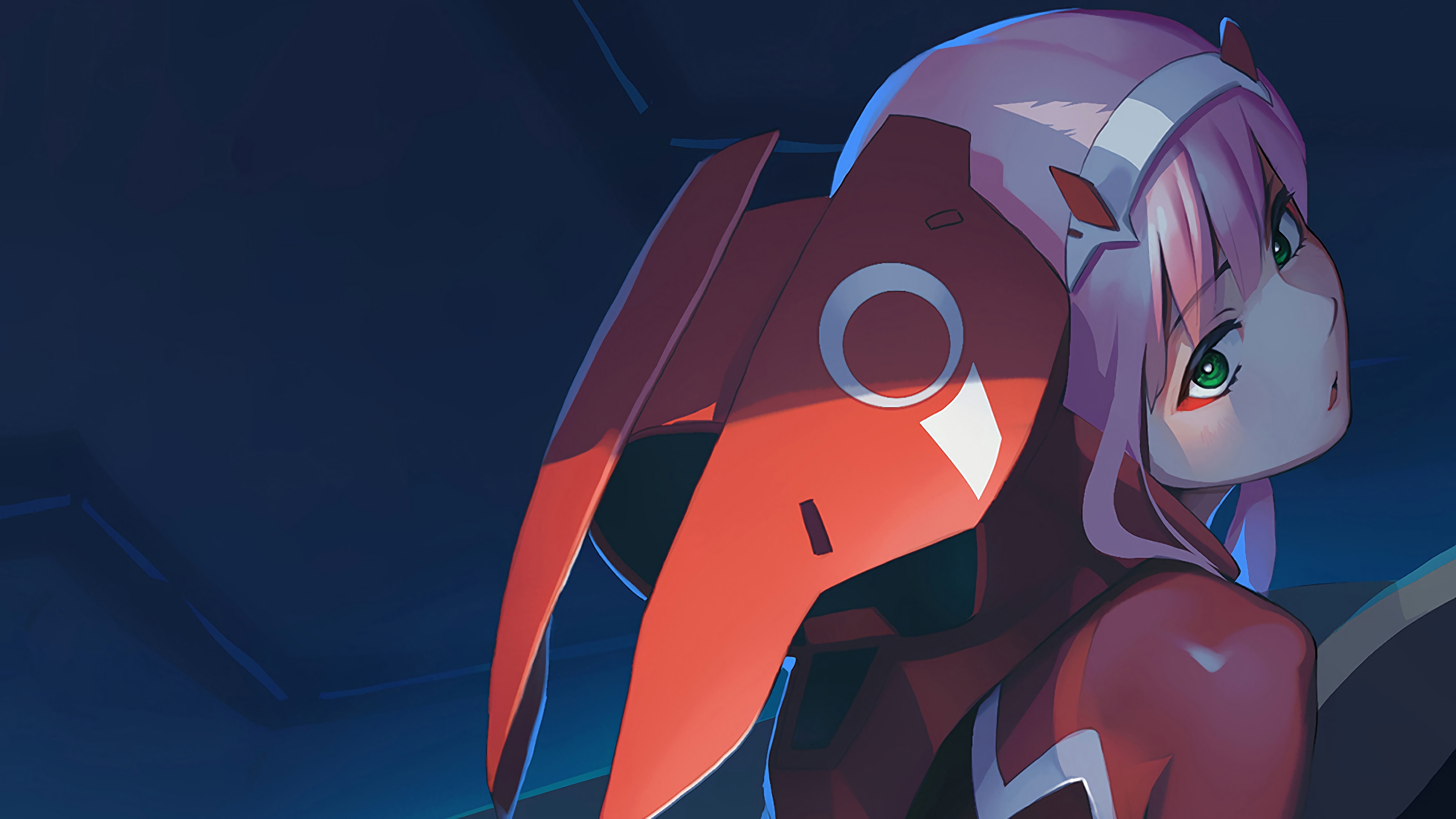 Handy-Wallpaper Animes, Darling In The Franxx, Zero Two (Liebling Im Franxx) kostenlos herunterladen.