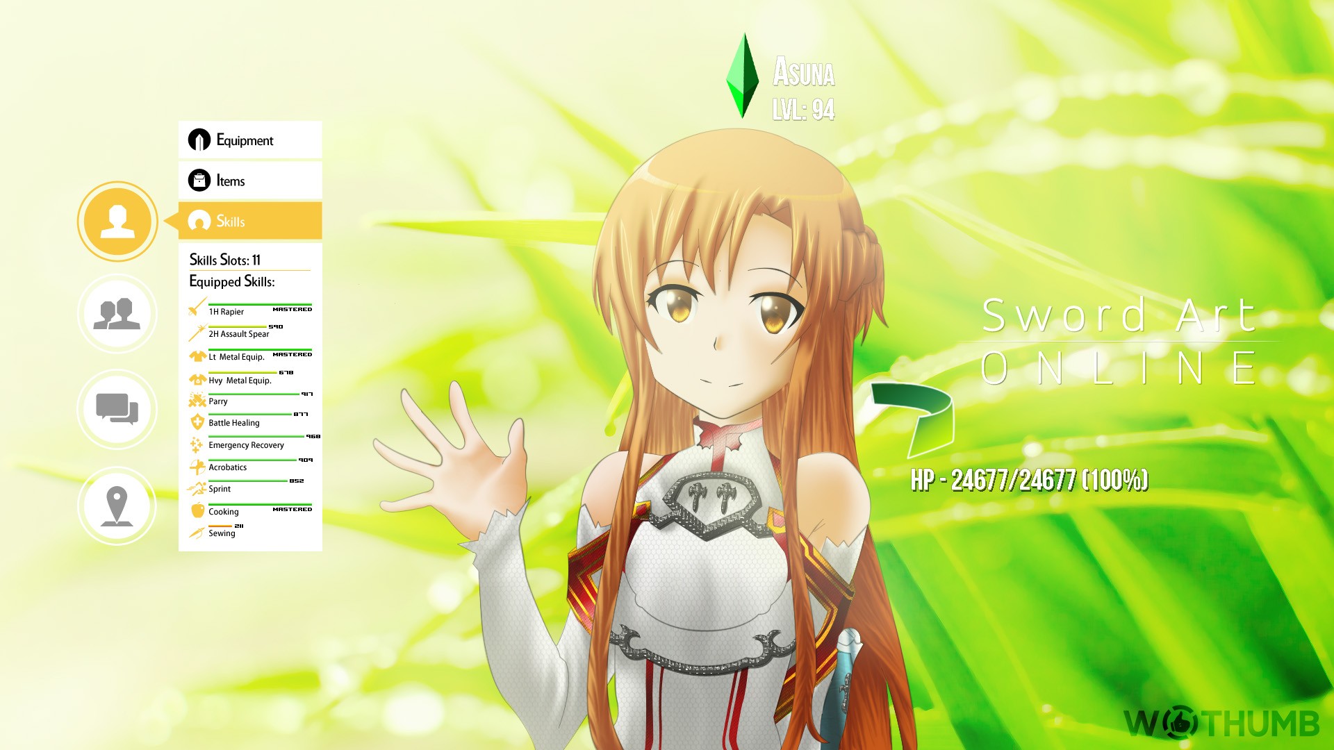 Baixar papel de parede para celular de Anime, Sword Art Online, Asuna Yuuki gratuito.