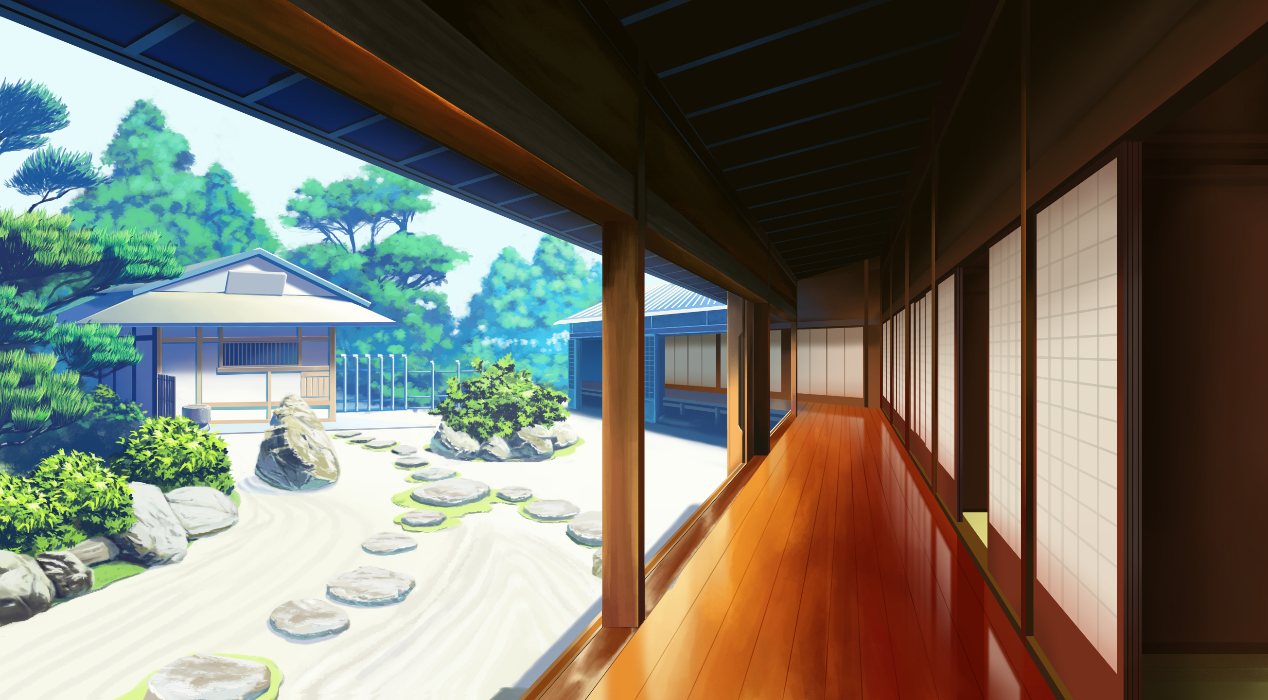 Free download wallpaper Anime, House on your PC desktop