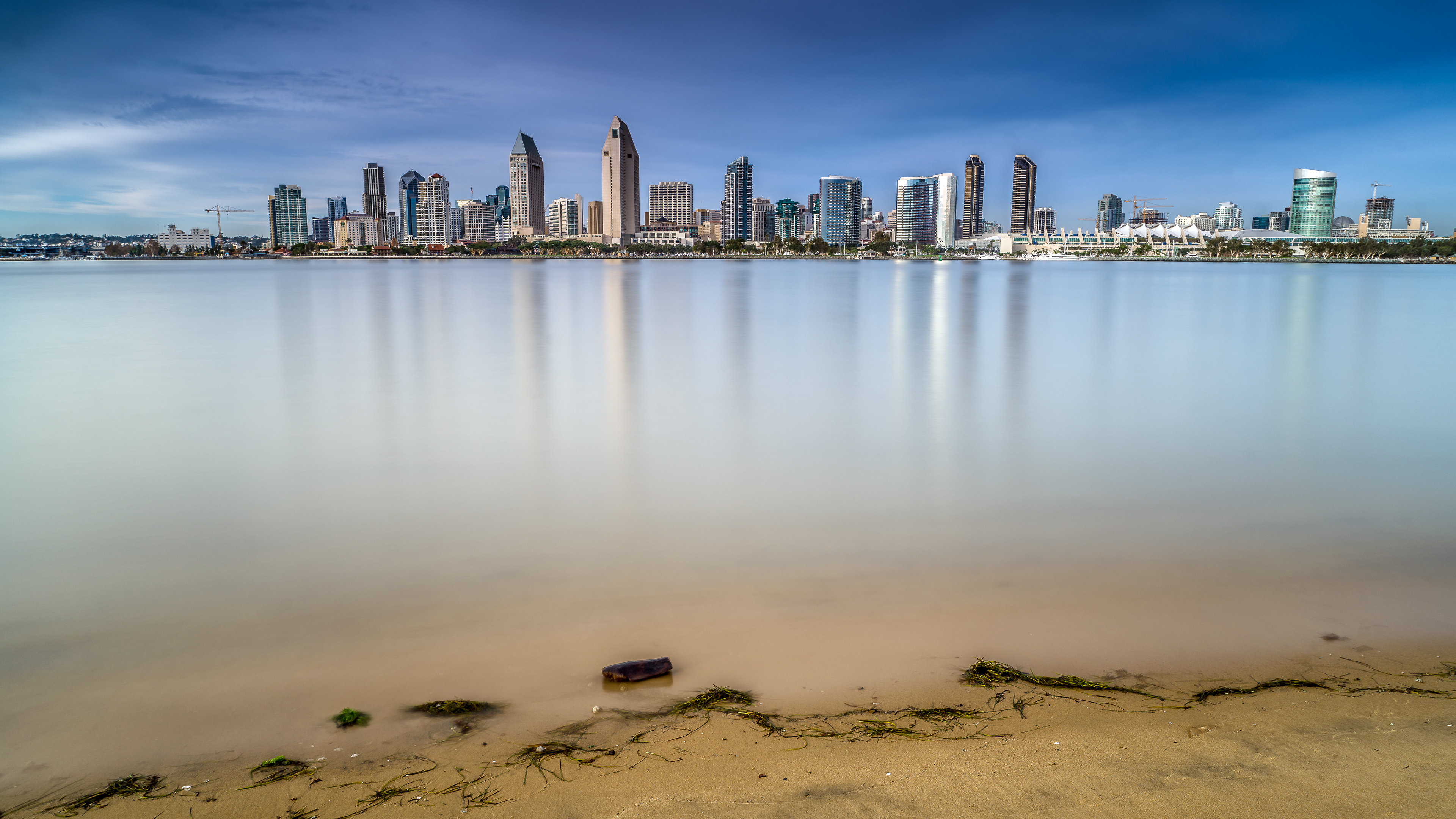 man made, san diego, reflection, water, cities