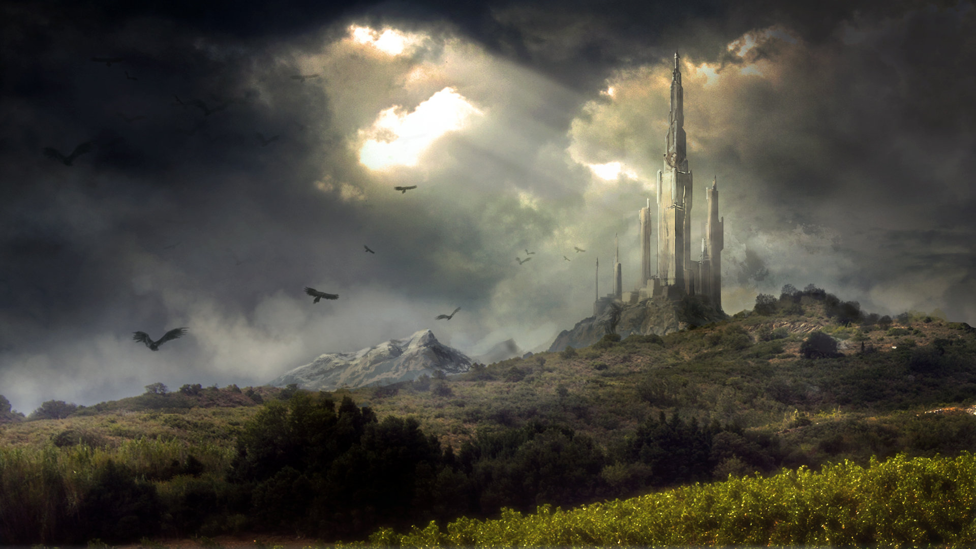 Free download wallpaper Fantasy, Castles, Castle on your PC desktop