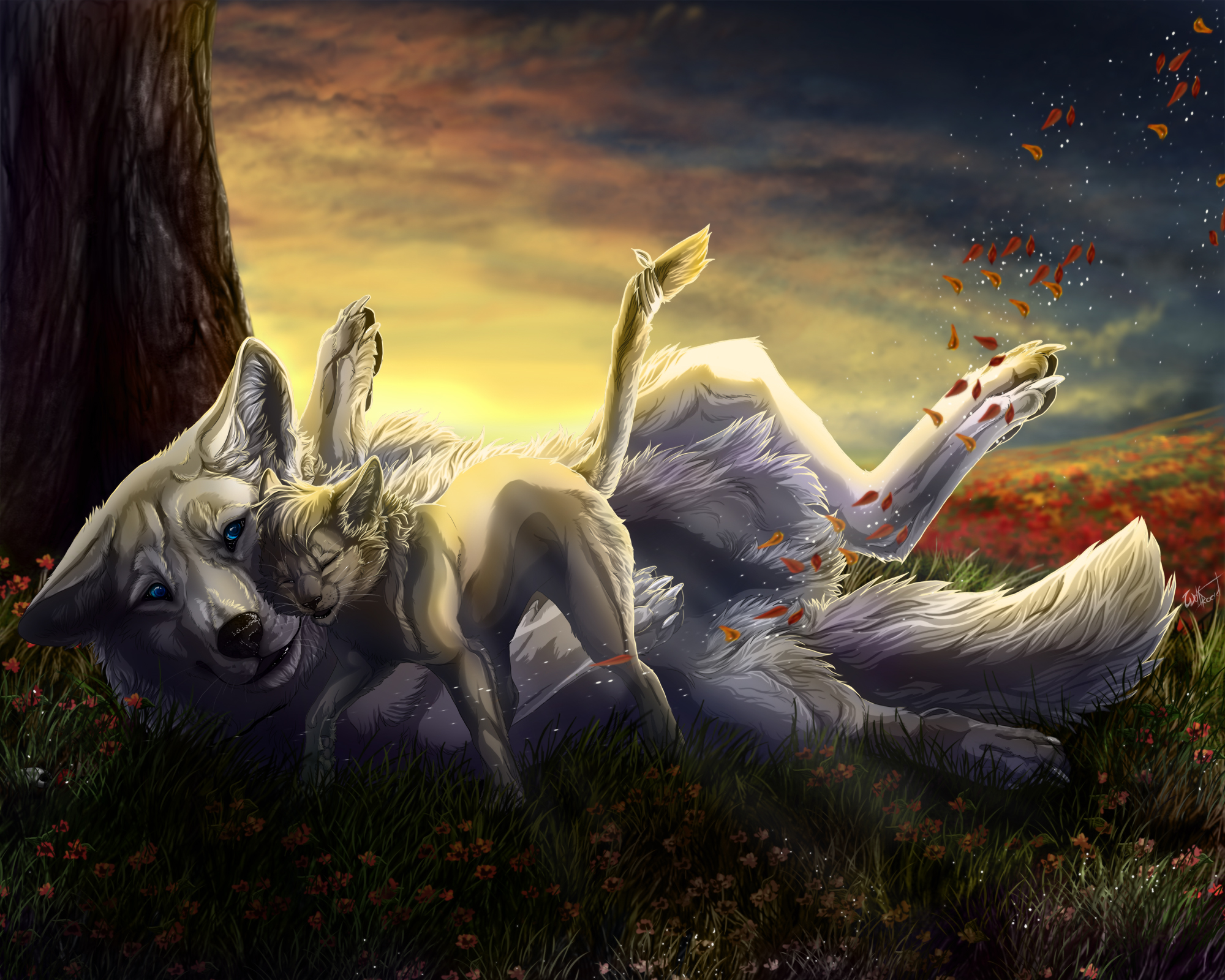 Free download wallpaper Fantasy, Wolf, Fantasy Animals on your PC desktop