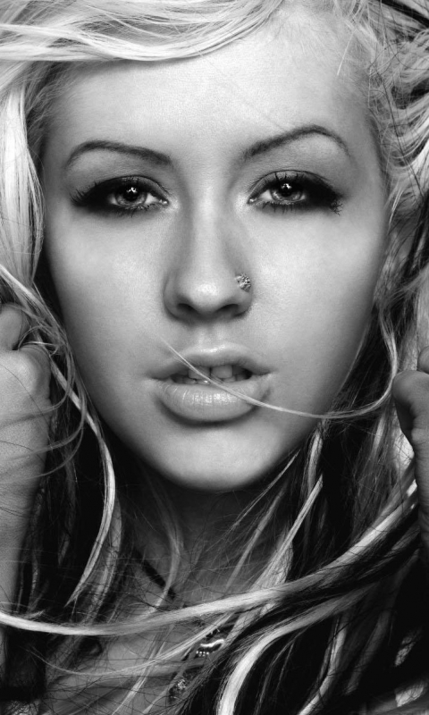 Download mobile wallpaper Music, Christina Aguilera for free.