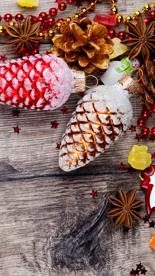 Download mobile wallpaper Cinnamon, Christmas, Holiday, Christmas Ornaments for free.