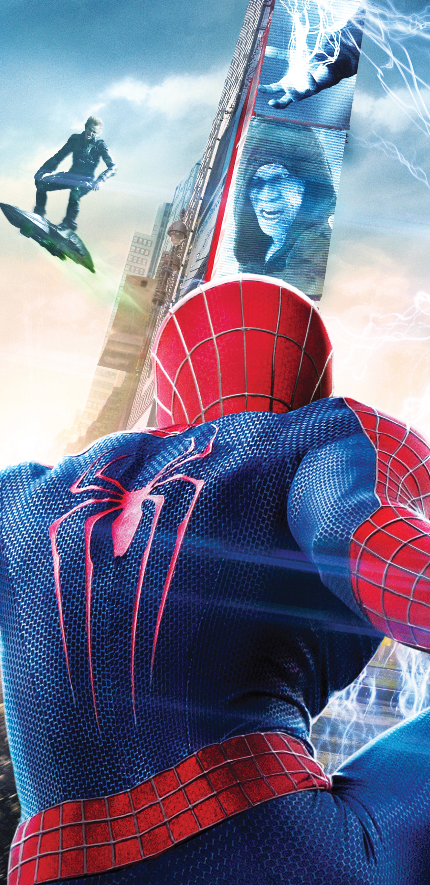 Handy-Wallpaper Filme, Spider Man, Grüner Kobold, The Amazing Spider Man 2: Rise Of Electro kostenlos herunterladen.