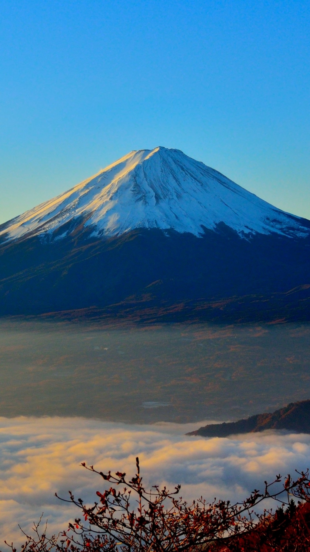 Скачать картинку Гора, Гора Фудзи, Вулканы, Земля/природа в телефон бесплатно.