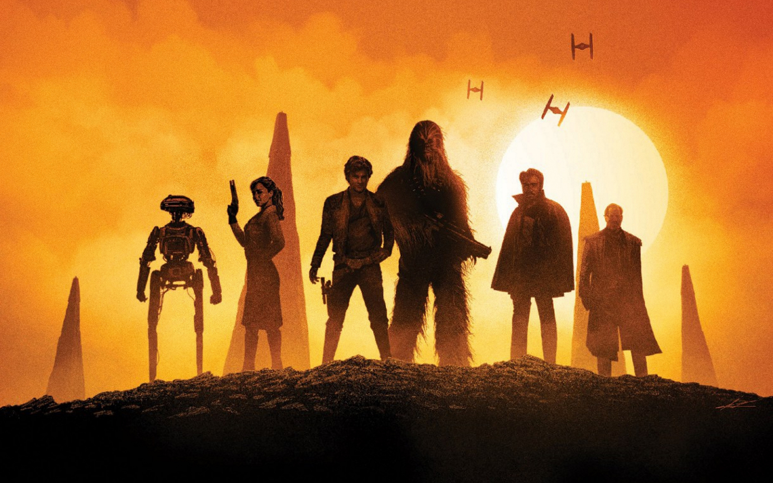 Handy-Wallpaper Filme, Solo: A Star Wars Story kostenlos herunterladen.