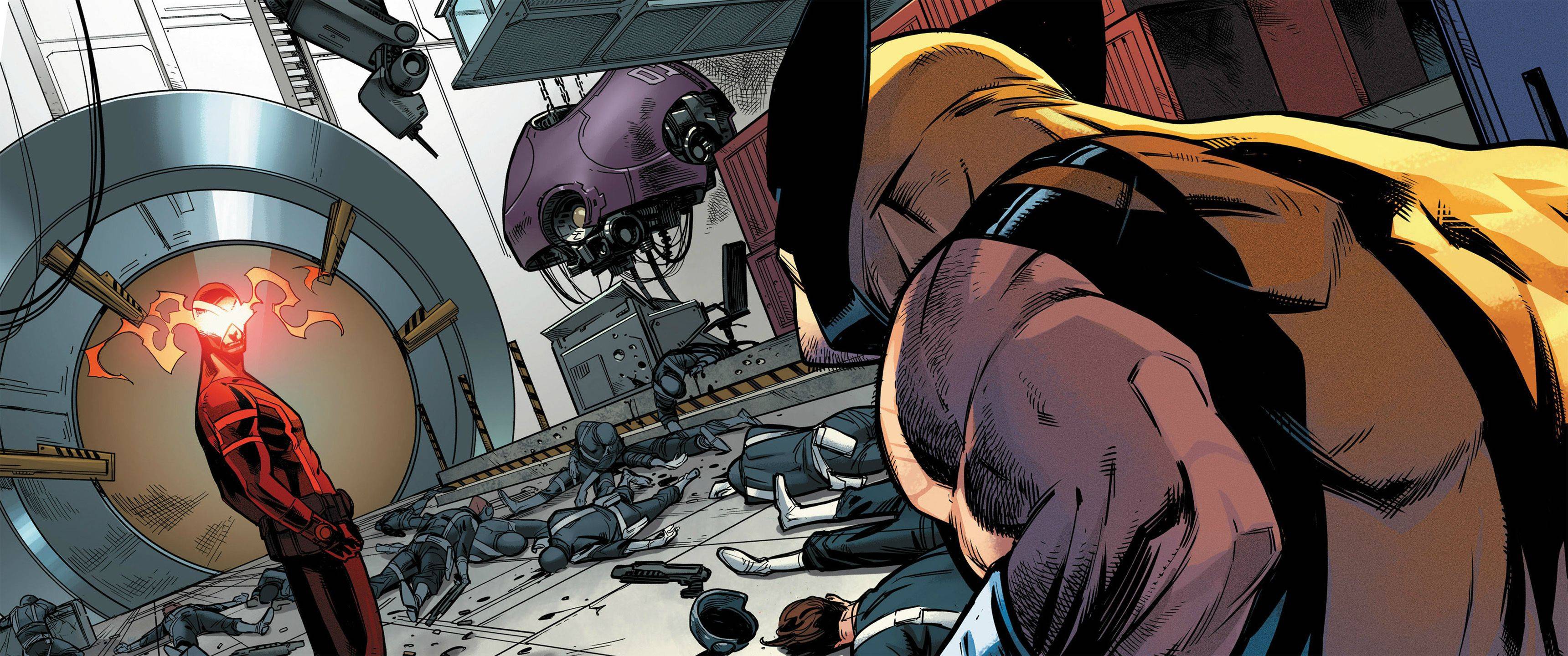 Download mobile wallpaper X Men, Wolverine, Comics, Cyclops (Marvel Comics) for free.