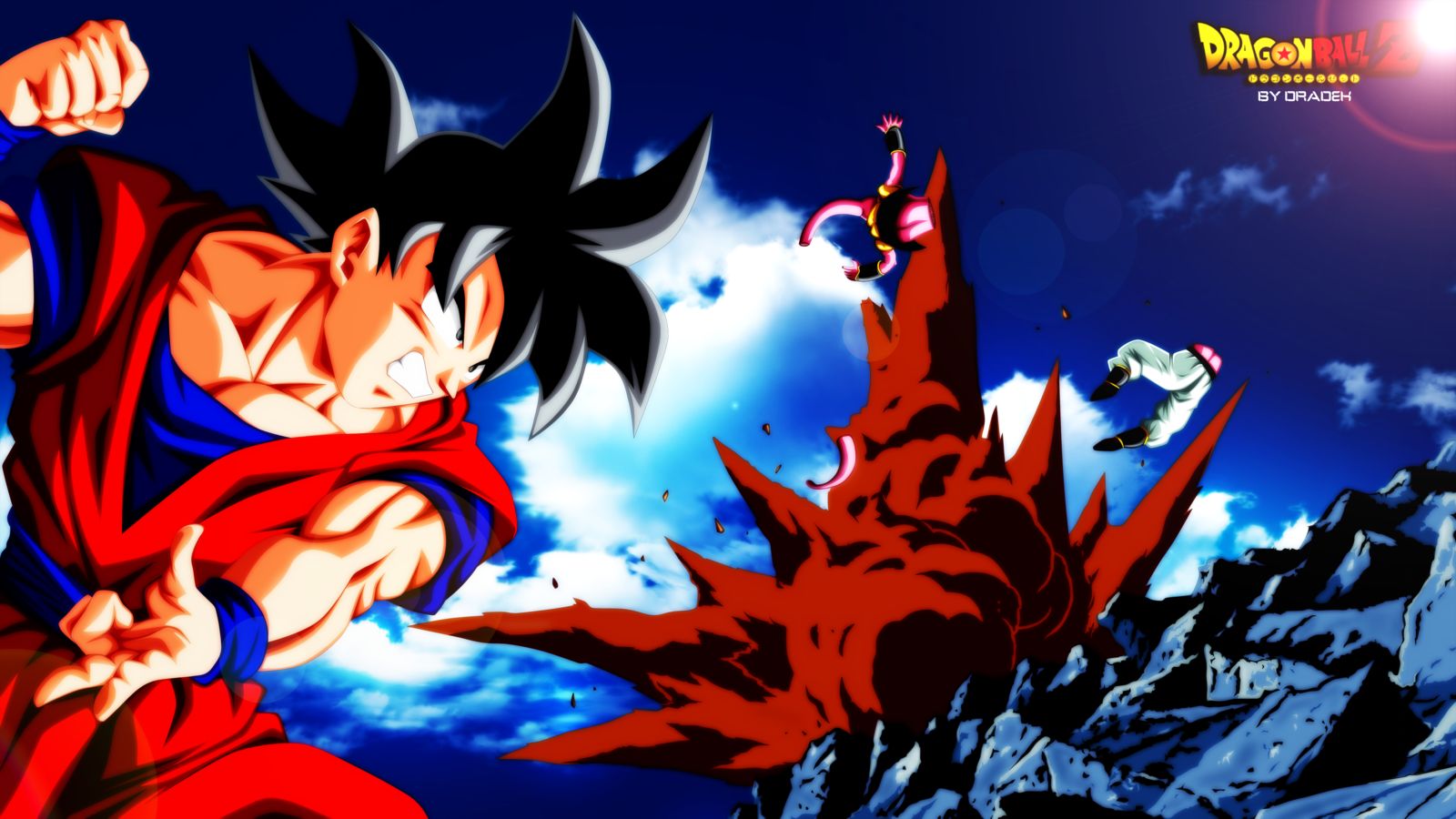 Free download wallpaper Anime, Dragon Ball Z, Dragon Ball, Goku, Majin Buu on your PC desktop