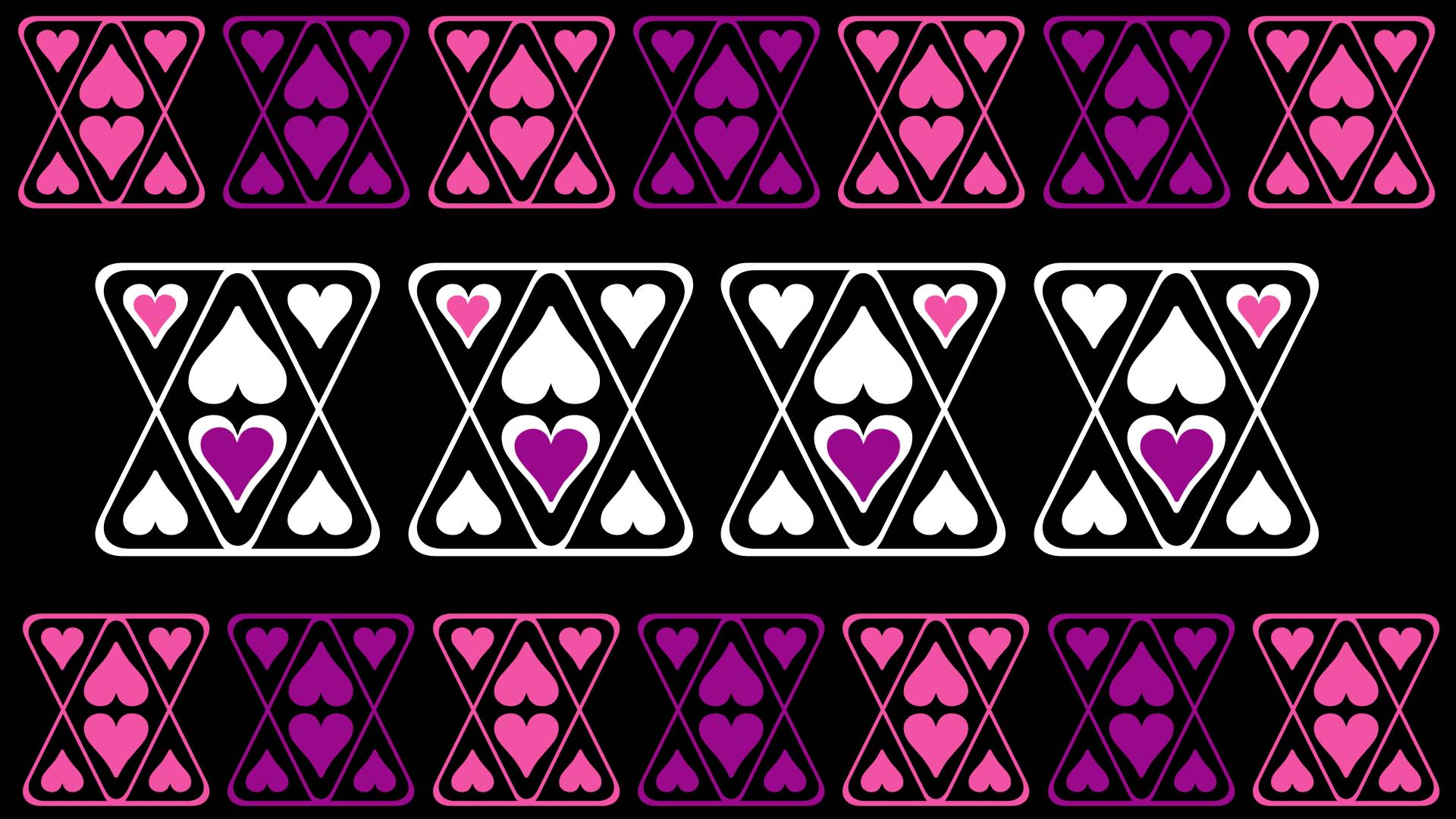 Free download wallpaper Abstract, Pattern, Colorful, Heart on your PC desktop