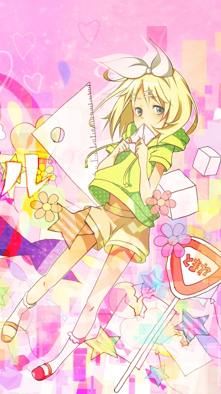 Descarga gratuita de fondo de pantalla para móvil de Vocaloid, Animado, Rin Kagamine.