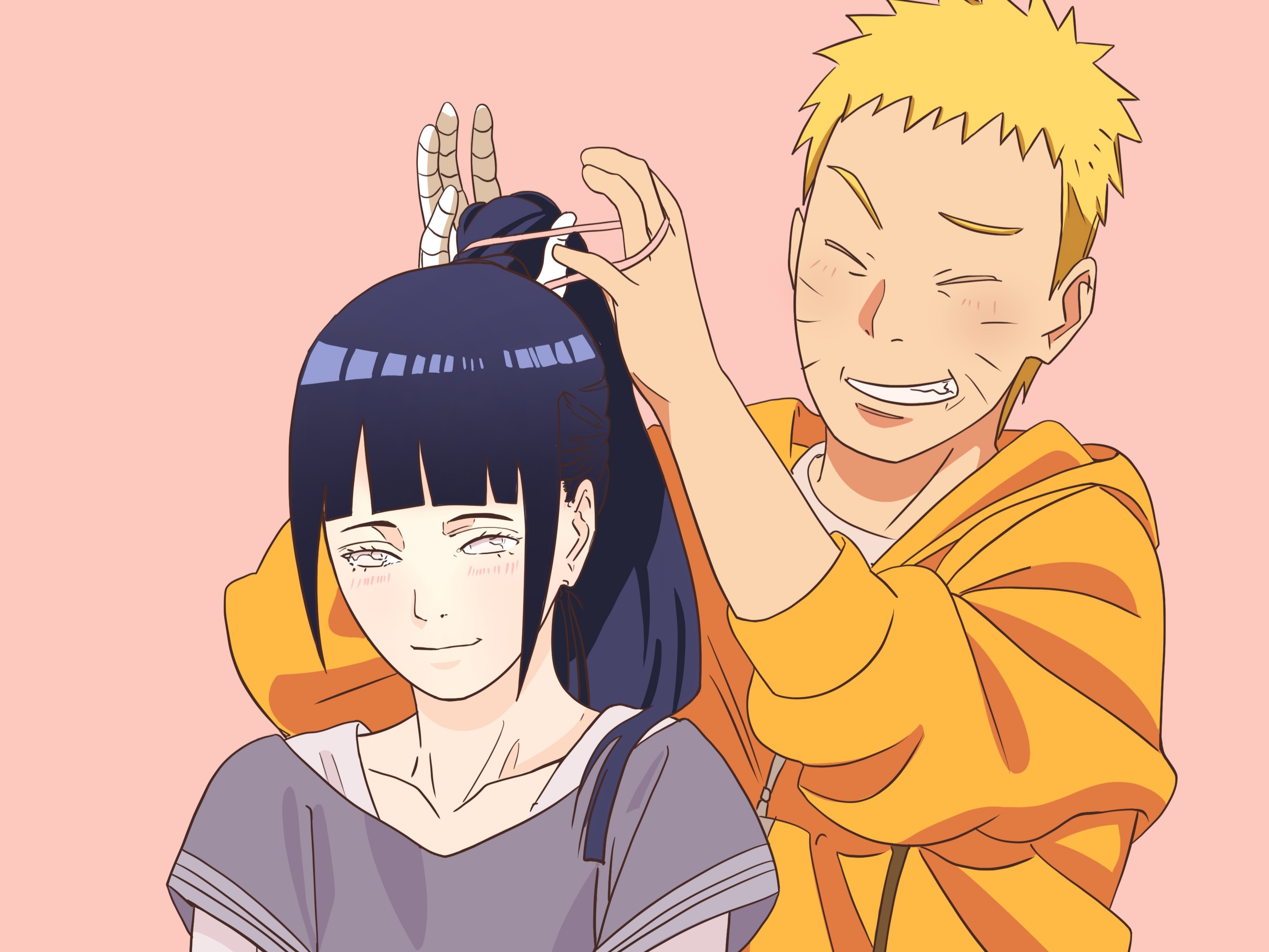 Laden Sie das Naruto, Animes, Hinata Hyuga, Naruto Uzumaki-Bild kostenlos auf Ihren PC-Desktop herunter