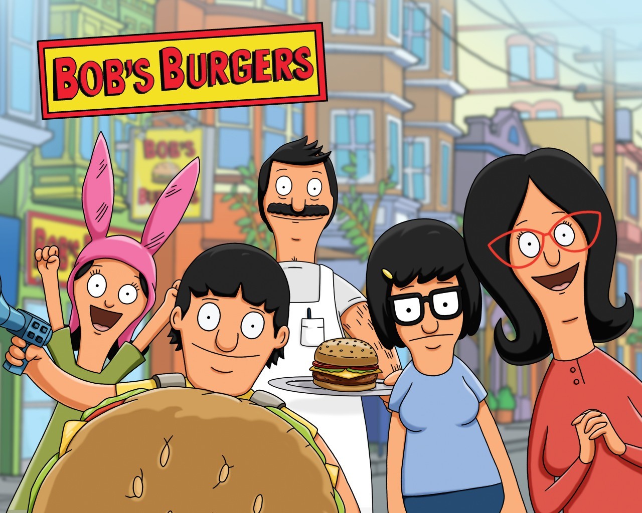 1466288 télécharger le fond d'écran séries tv, bob belcher, gène belcher, linda belcher, louise belcher, tina belcher, bob's burgers - économiseurs d'écran et images gratuitement