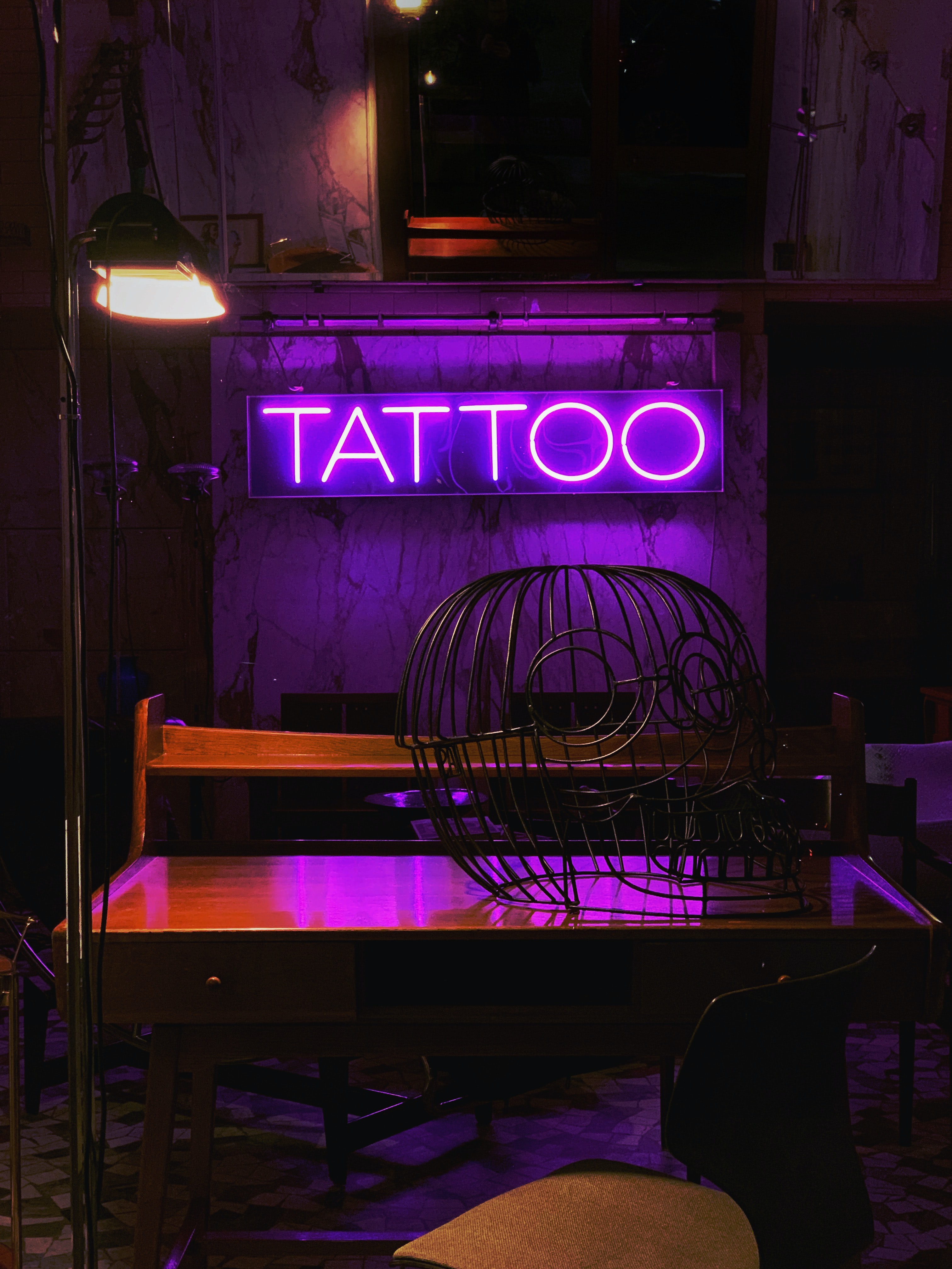 tattoo, words, inscription, neon