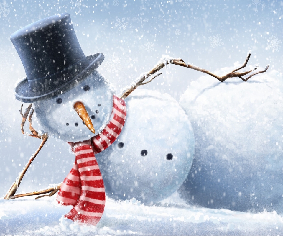 Descarga gratis la imagen Invierno, Nieve, Muñeco De Nieve, Día Festivo en el escritorio de tu PC