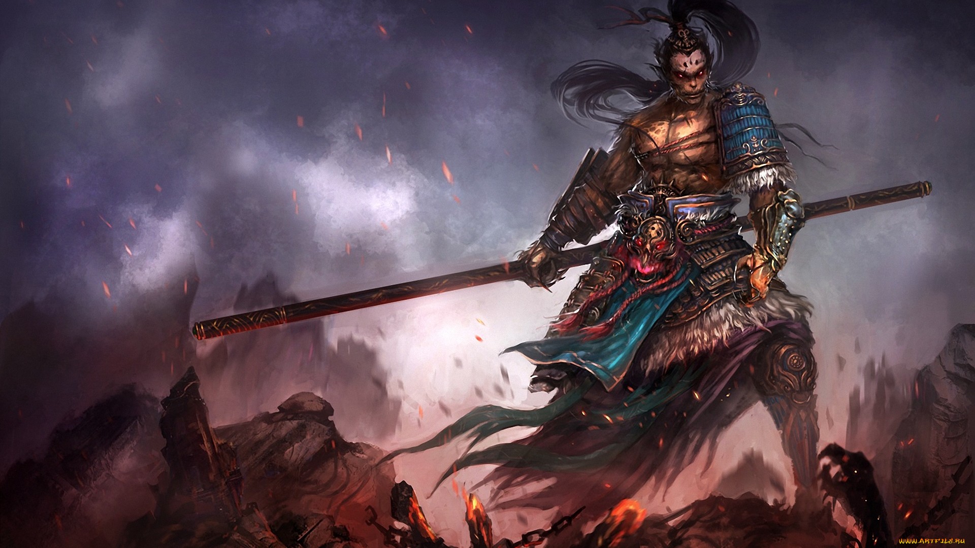 Free download wallpaper Fantasy, Warrior on your PC desktop