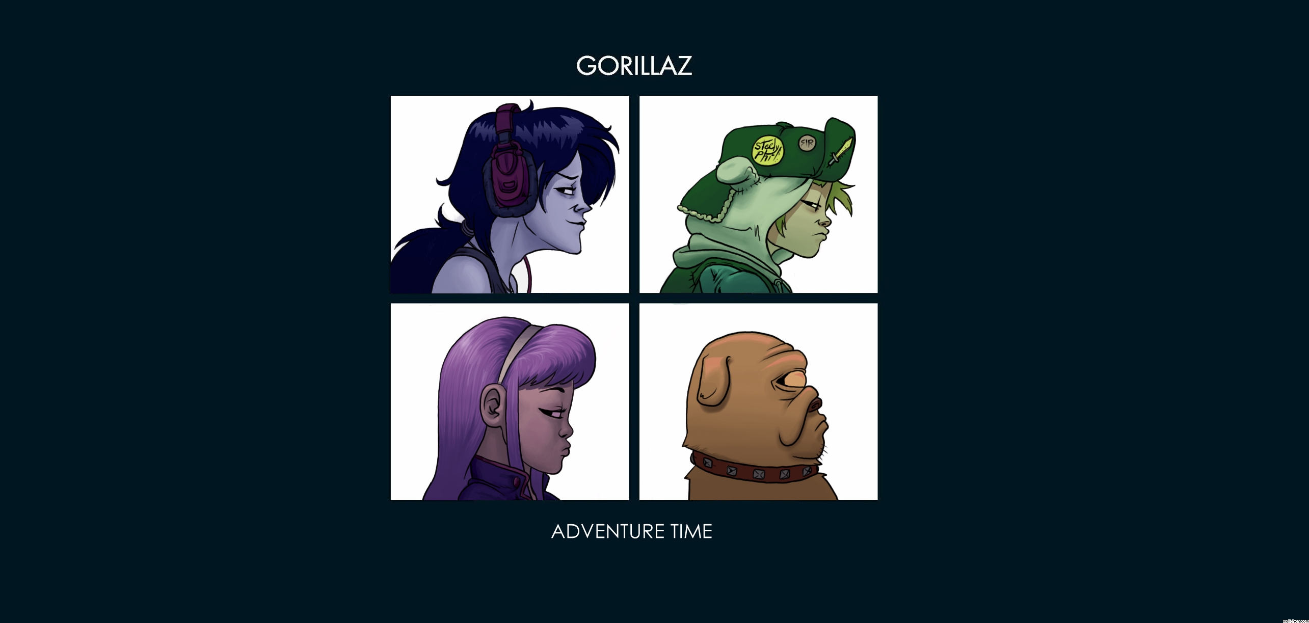 Скачати мобільні шпалери Gorillaz, Музика безкоштовно.