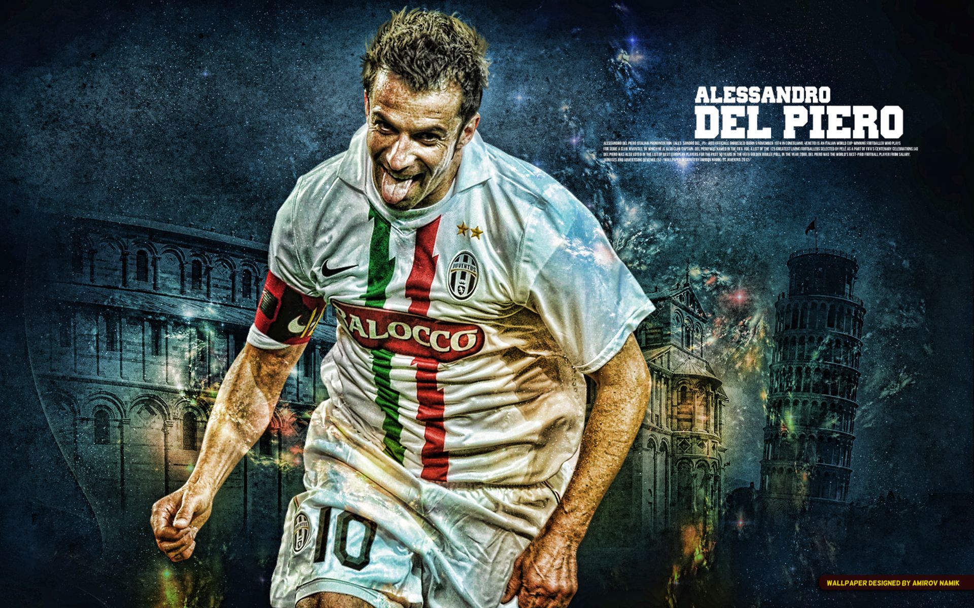 Download mobile wallpaper Sports, Soccer, Juventus F C, Alessandro Del Piero for free.