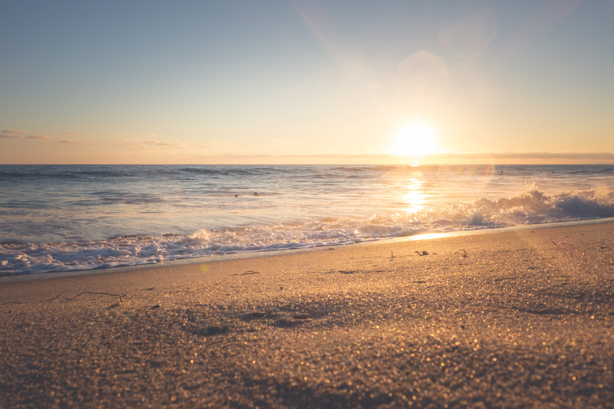 Download mobile wallpaper Beach, Horizon, Ocean, Earth for free.