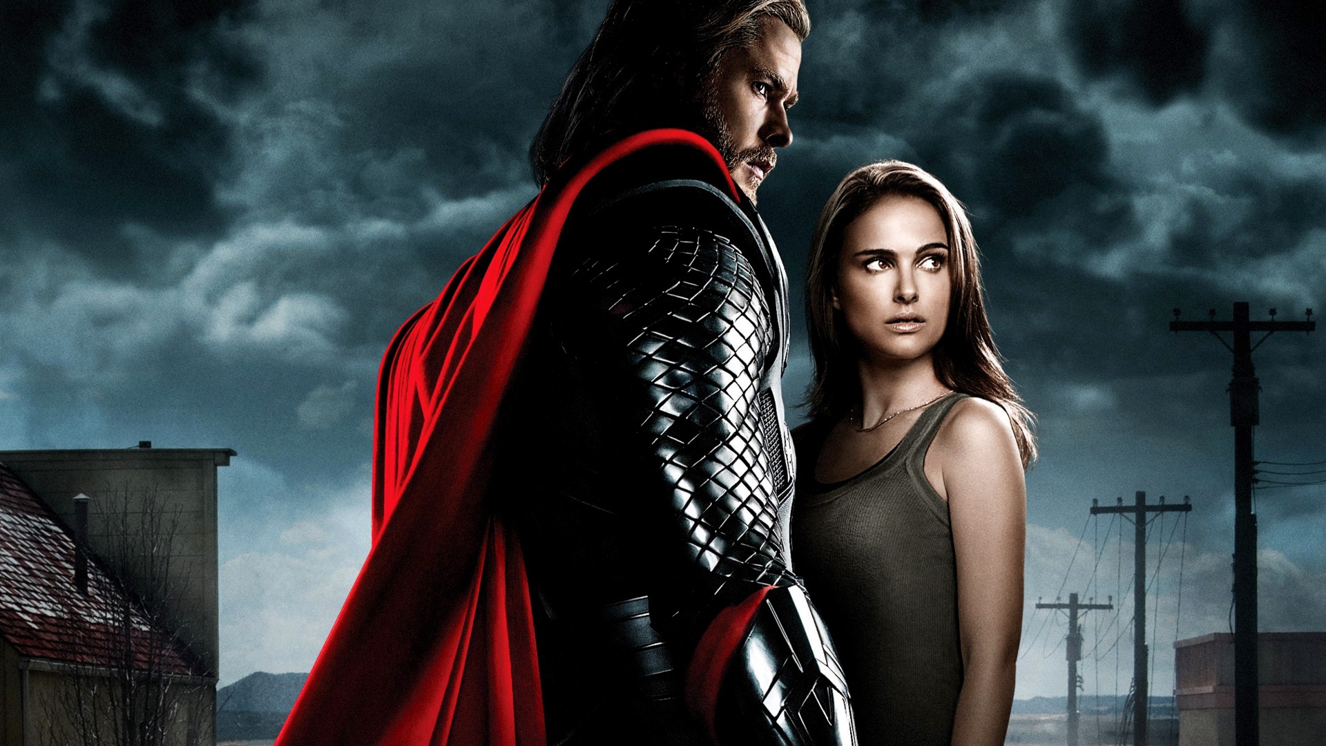 Free download wallpaper Natalie Portman, Movie, Thor, Chris Hemsworth on your PC desktop
