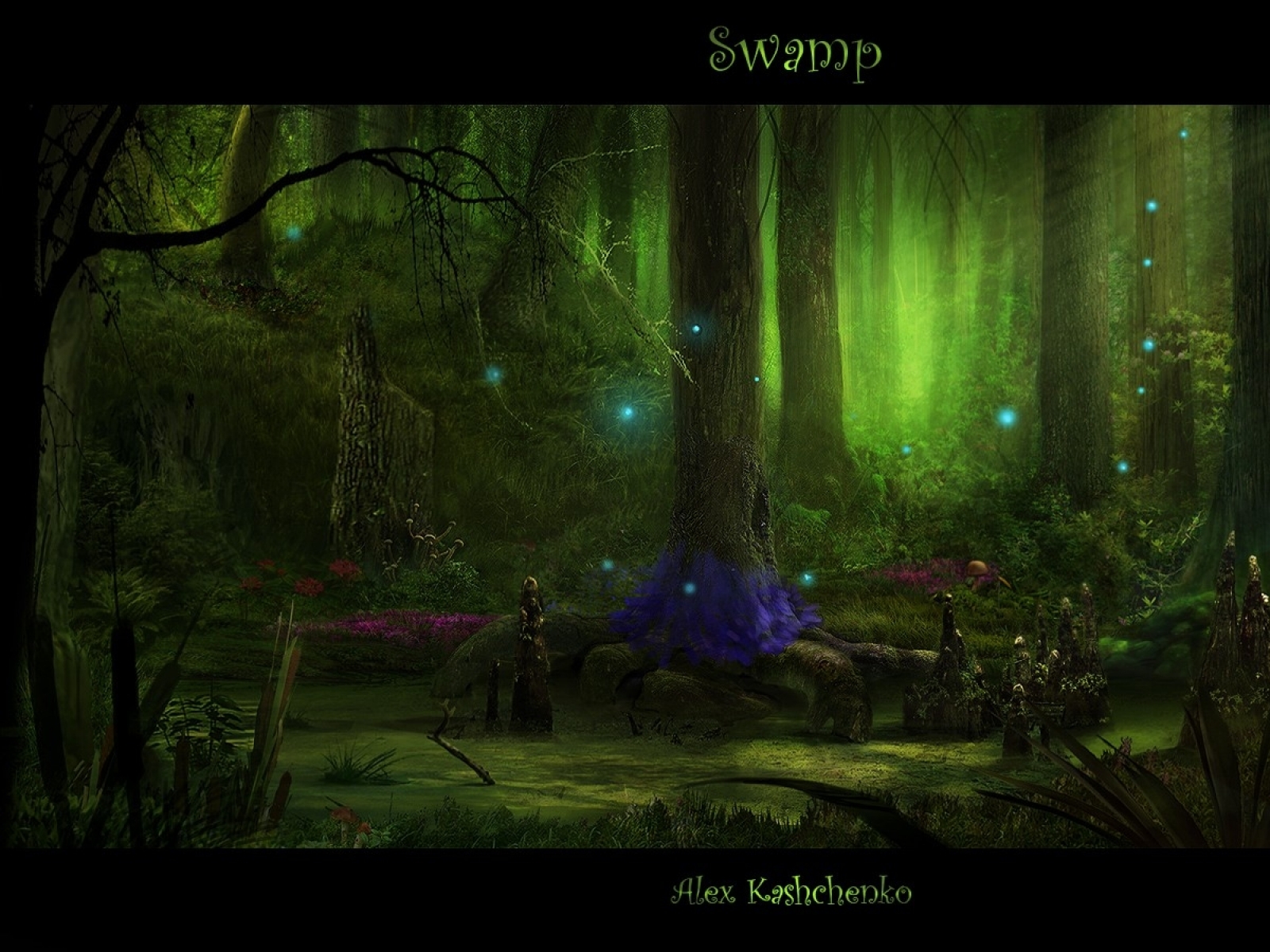 Free download wallpaper Fantasy, Forest, Tree, Artistic on your PC desktop
