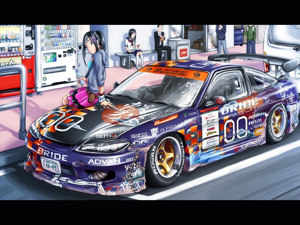 1459982 Hintergrundbild herunterladen animes, the car der teufel auf rädern - Bildschirmschoner und Bilder kostenlos
