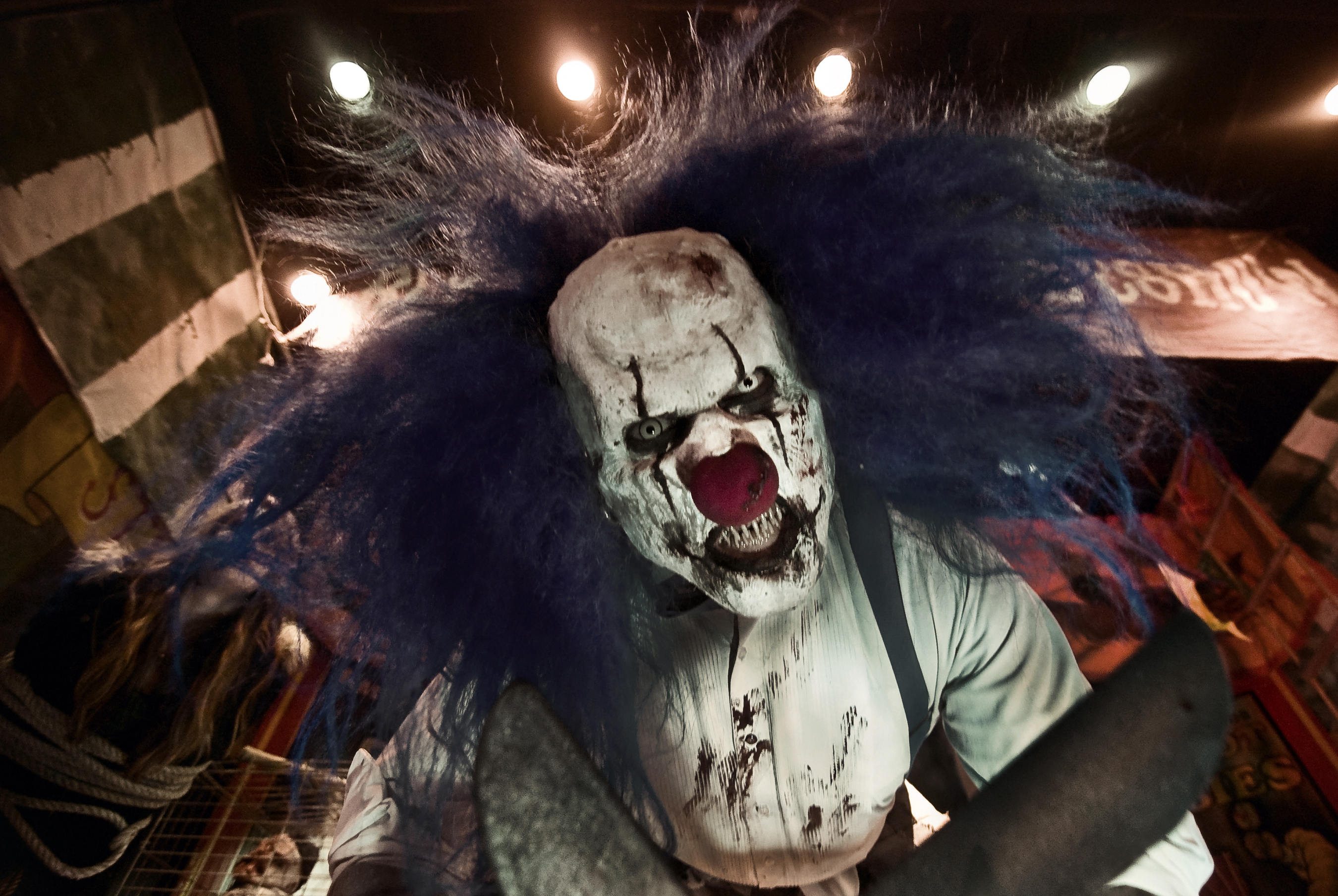 Free download wallpaper Halloween, Dark, Creepy, Clown on your PC desktop