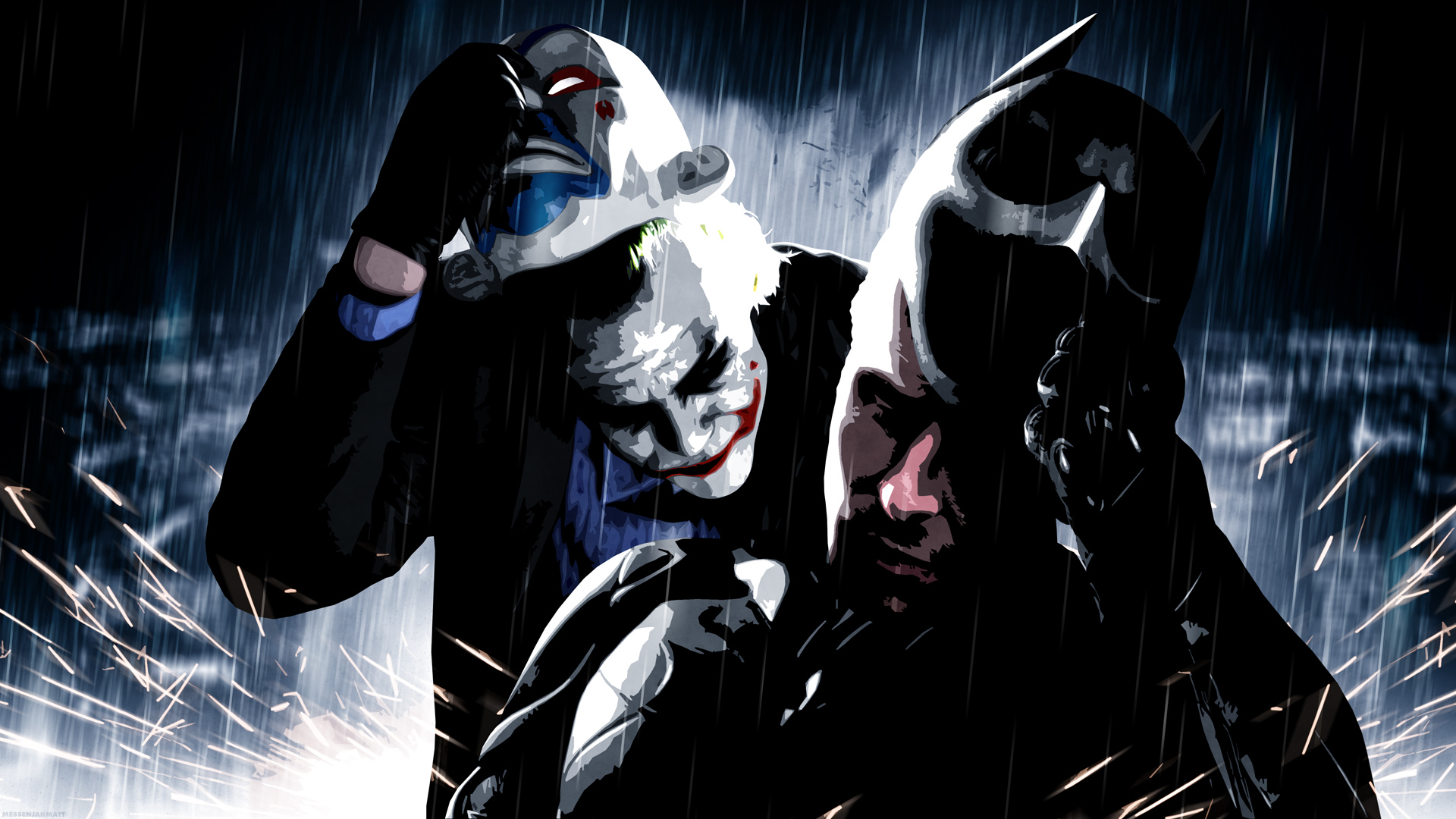 Free download wallpaper The Dark Knight, Batman, Movie, Joker on your PC desktop