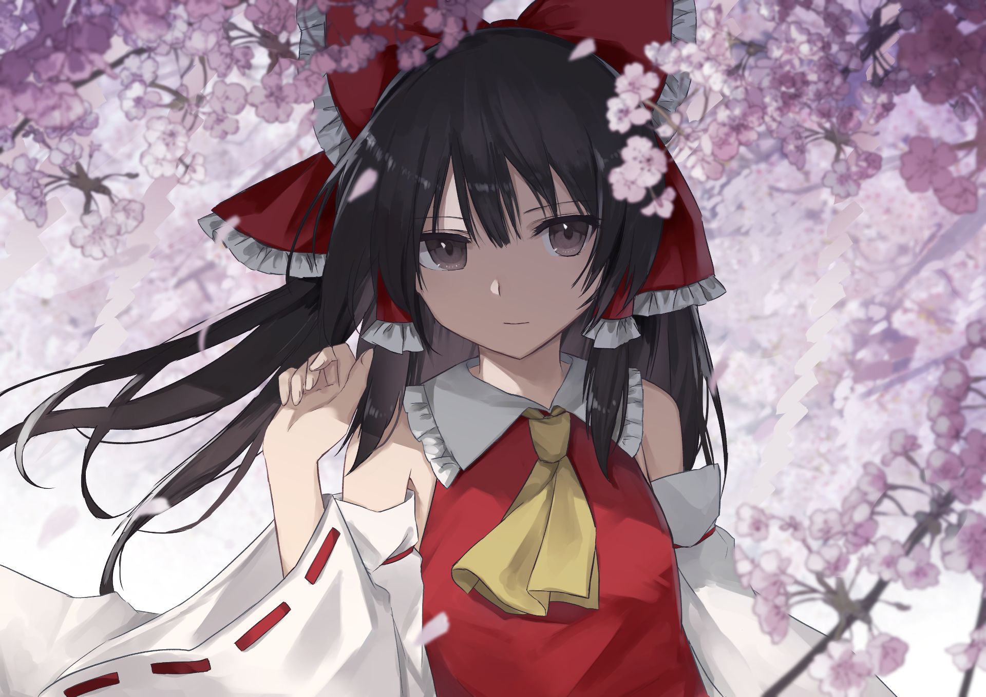 Laden Sie das Animes, Tuhu, Reimu Hakurei-Bild kostenlos auf Ihren PC-Desktop herunter