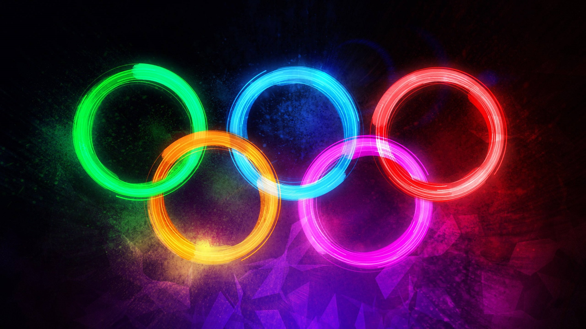 Handy-Wallpaper Sport, Neon, Olympische Spiele kostenlos herunterladen.