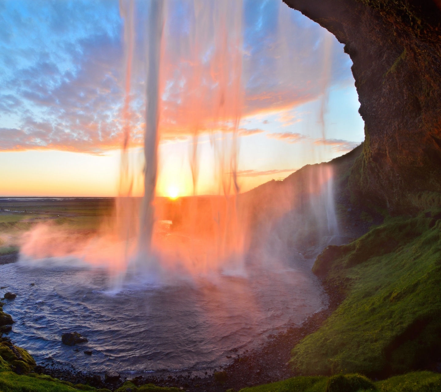 Laden Sie das Wasserfälle, Island, Seljalandsfoss, Erde/natur-Bild kostenlos auf Ihren PC-Desktop herunter
