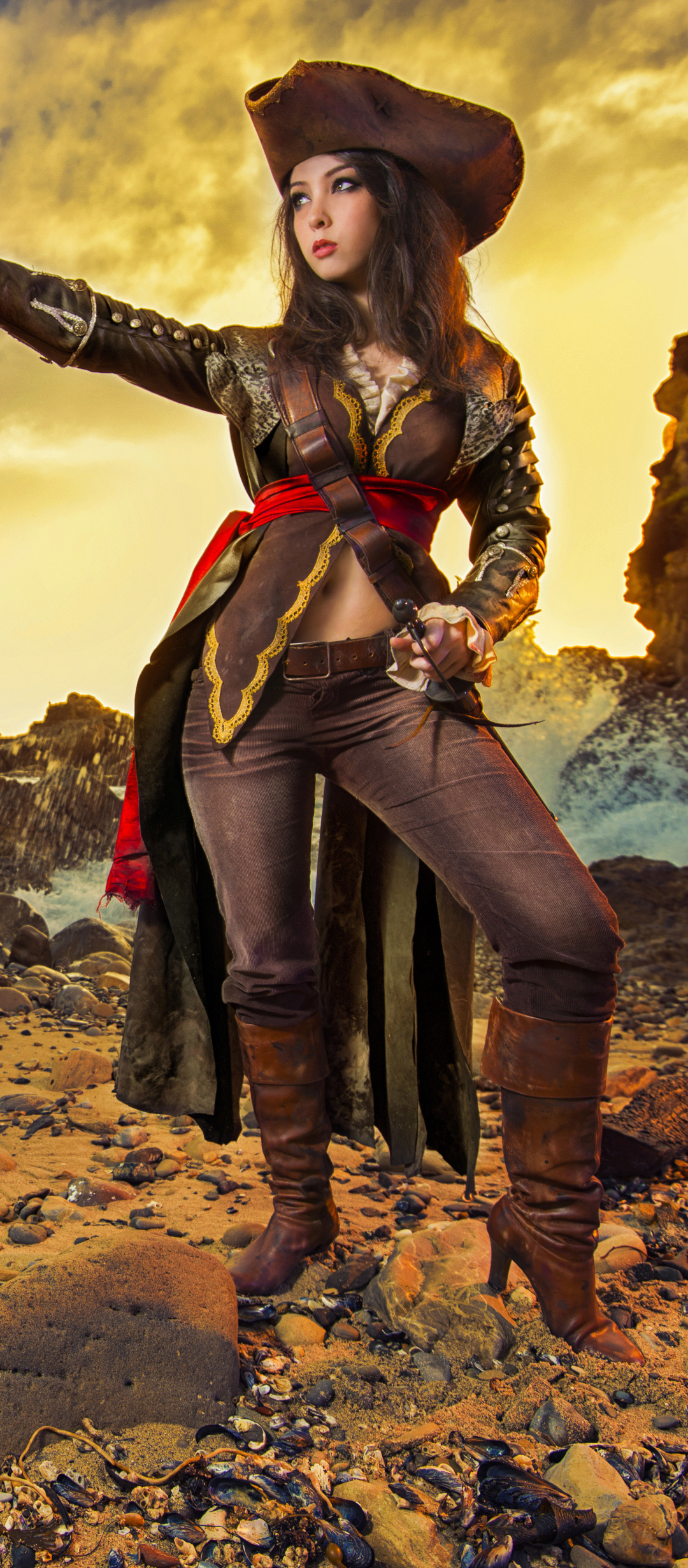 Descarga gratuita de fondo de pantalla para móvil de Mujeres, Pirata, Cosplay.