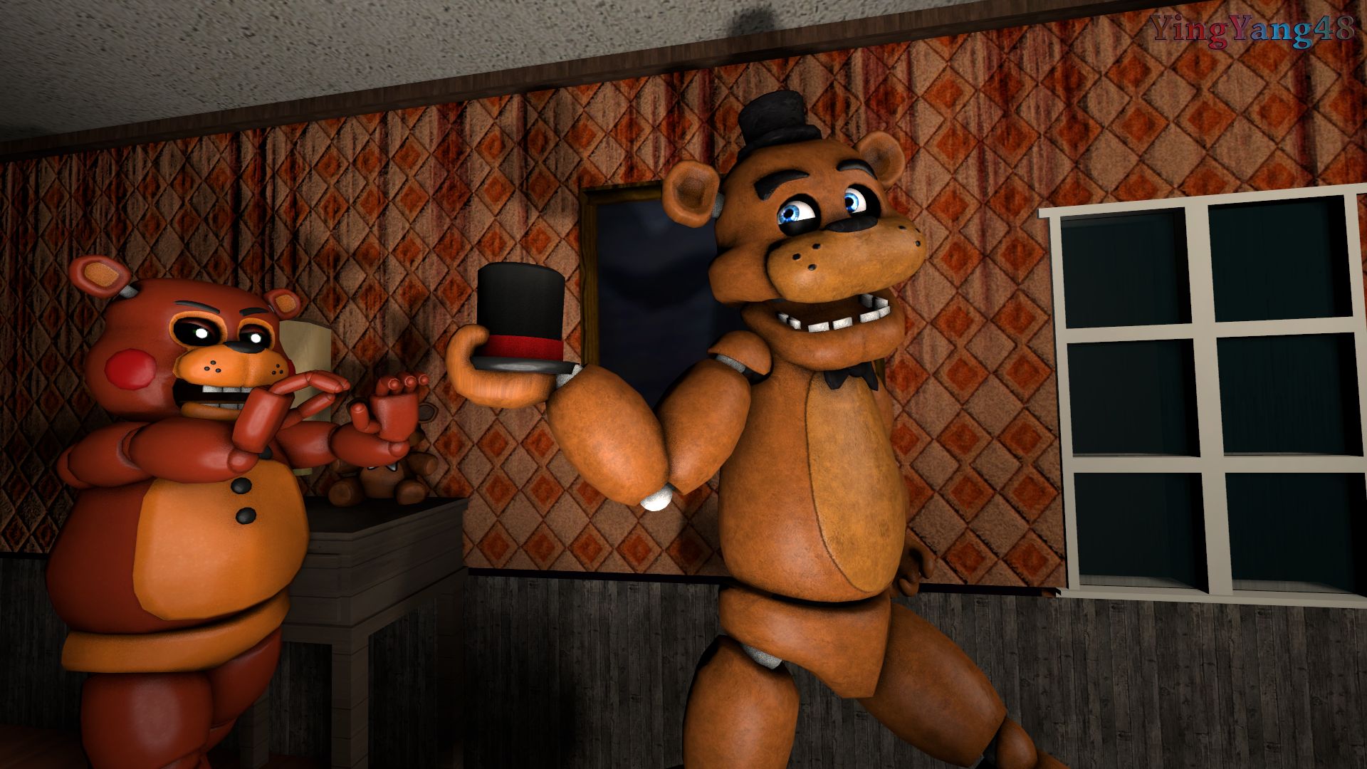 Laden Sie das Computerspiele, Five Nights At Freddy's-Bild kostenlos auf Ihren PC-Desktop herunter