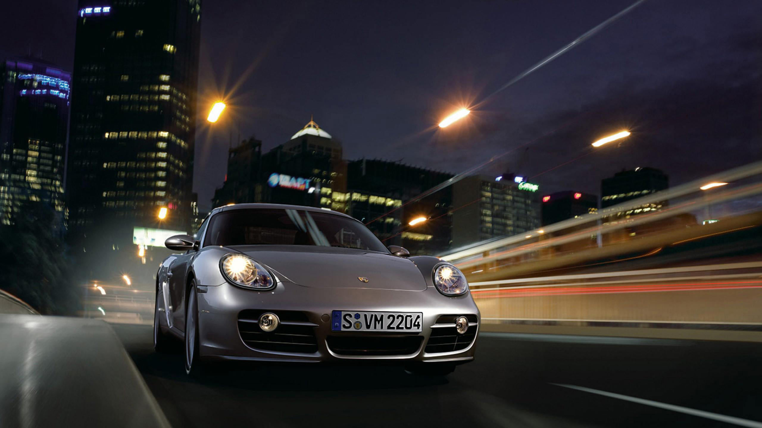 Download mobile wallpaper Porsche, Car, Porsche Cayman, Vehicles, Silver Car for free.