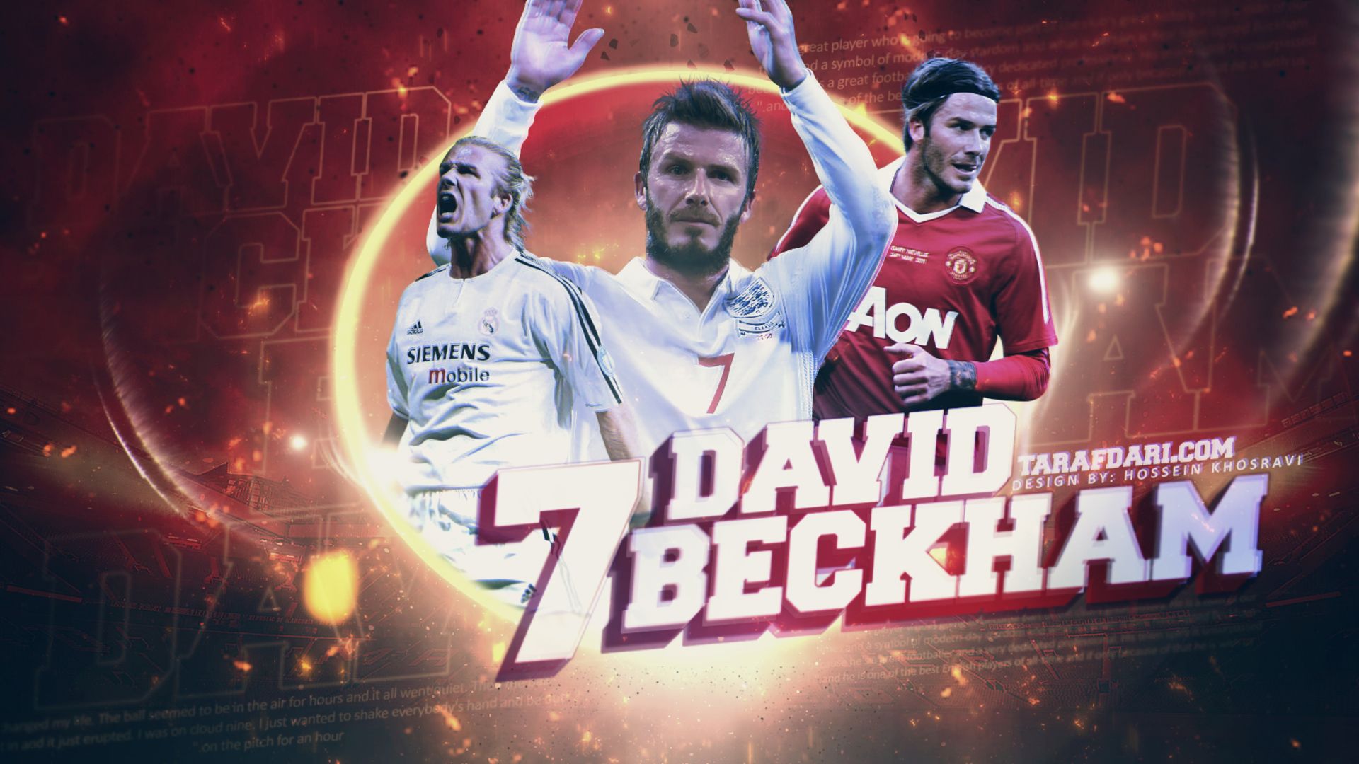 Descarga gratuita de fondo de pantalla para móvil de Fútbol, David Beckham, Deporte, Real Madrid C F, Manchester United F C.