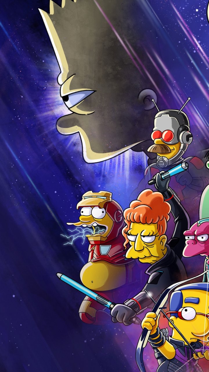 Descarga gratuita de fondo de pantalla para móvil de Películas, Hombre De Acero, Bart Simpson, El Bueno El Bart Y El Loki.