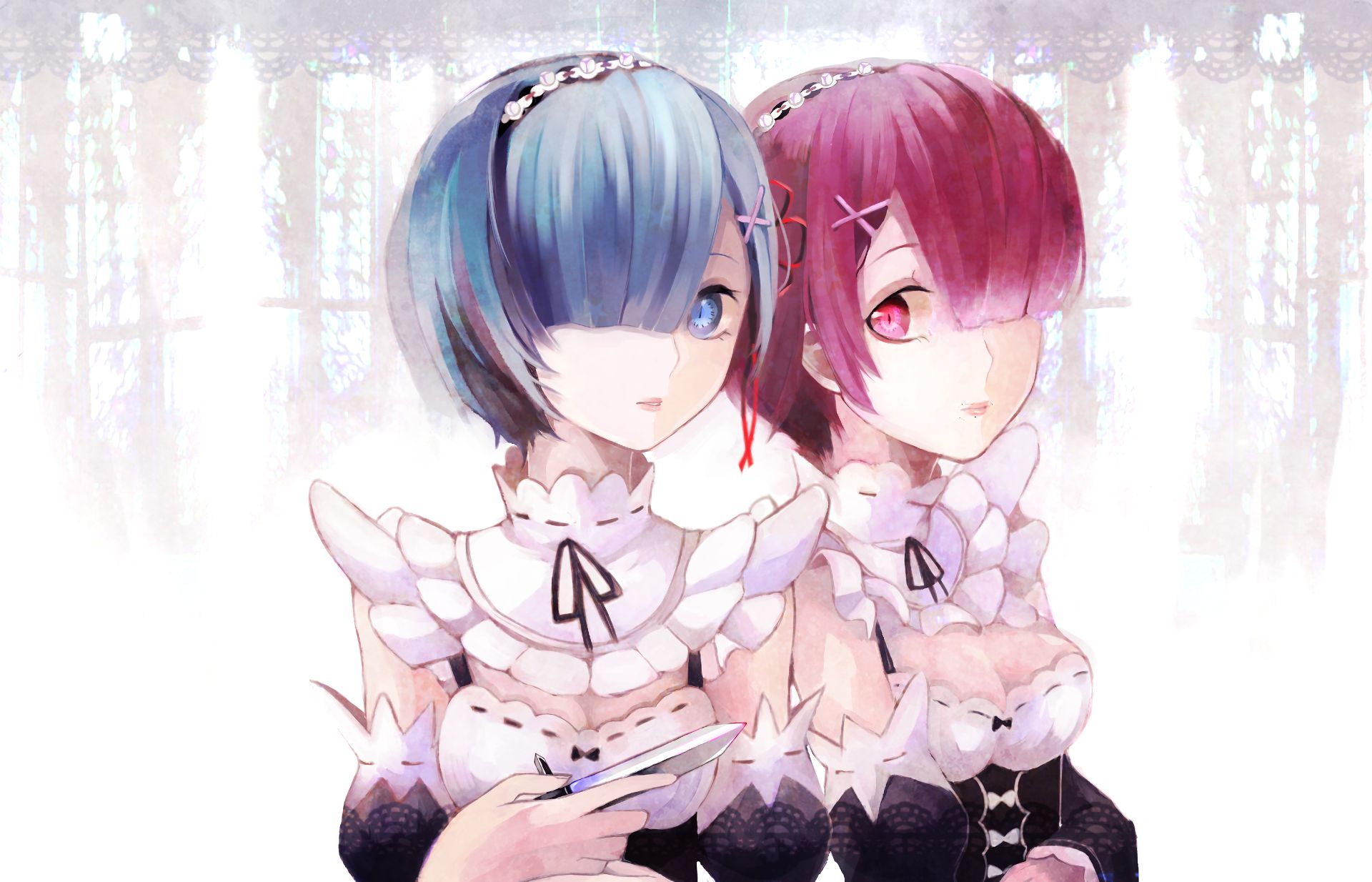 Free download wallpaper Anime, Re:zero Starting Life In Another World, Ram (Re:zero), Rem (Re:zero) on your PC desktop