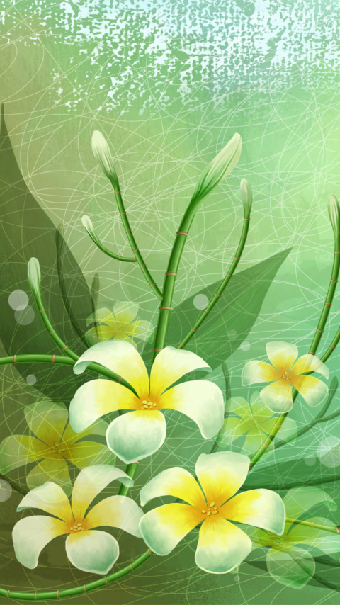 Download mobile wallpaper Flowers, Flower, Artistic, White Flower for free.